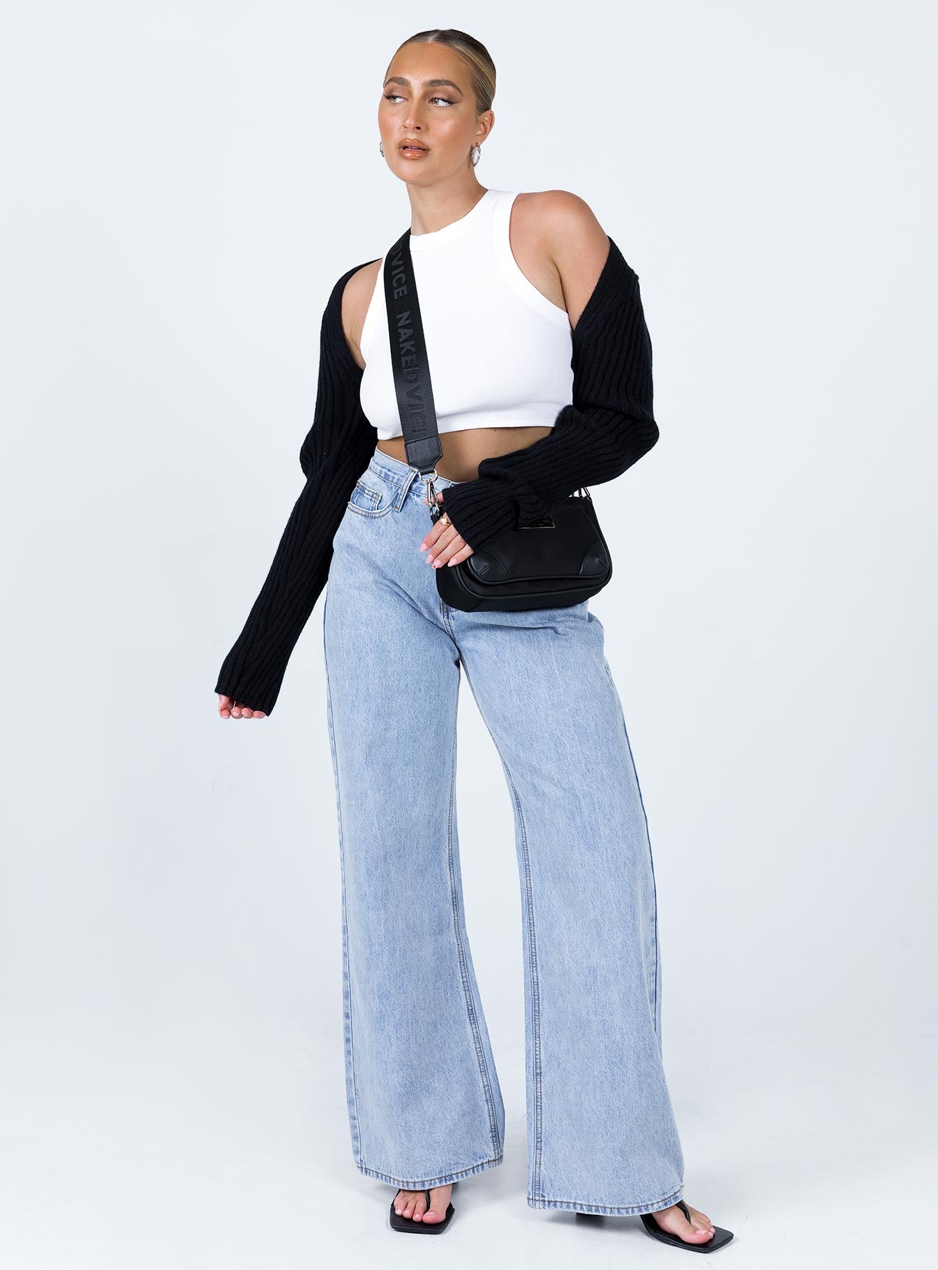 Aytan Bolero Sweater Black - Image 4