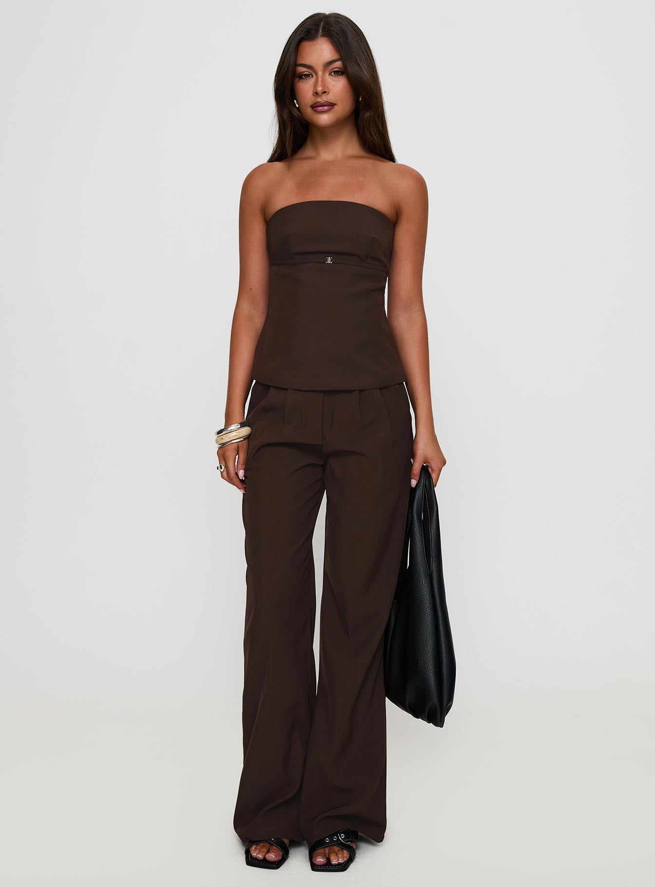 Irresistible Strapless Top Chocolate - Image 3