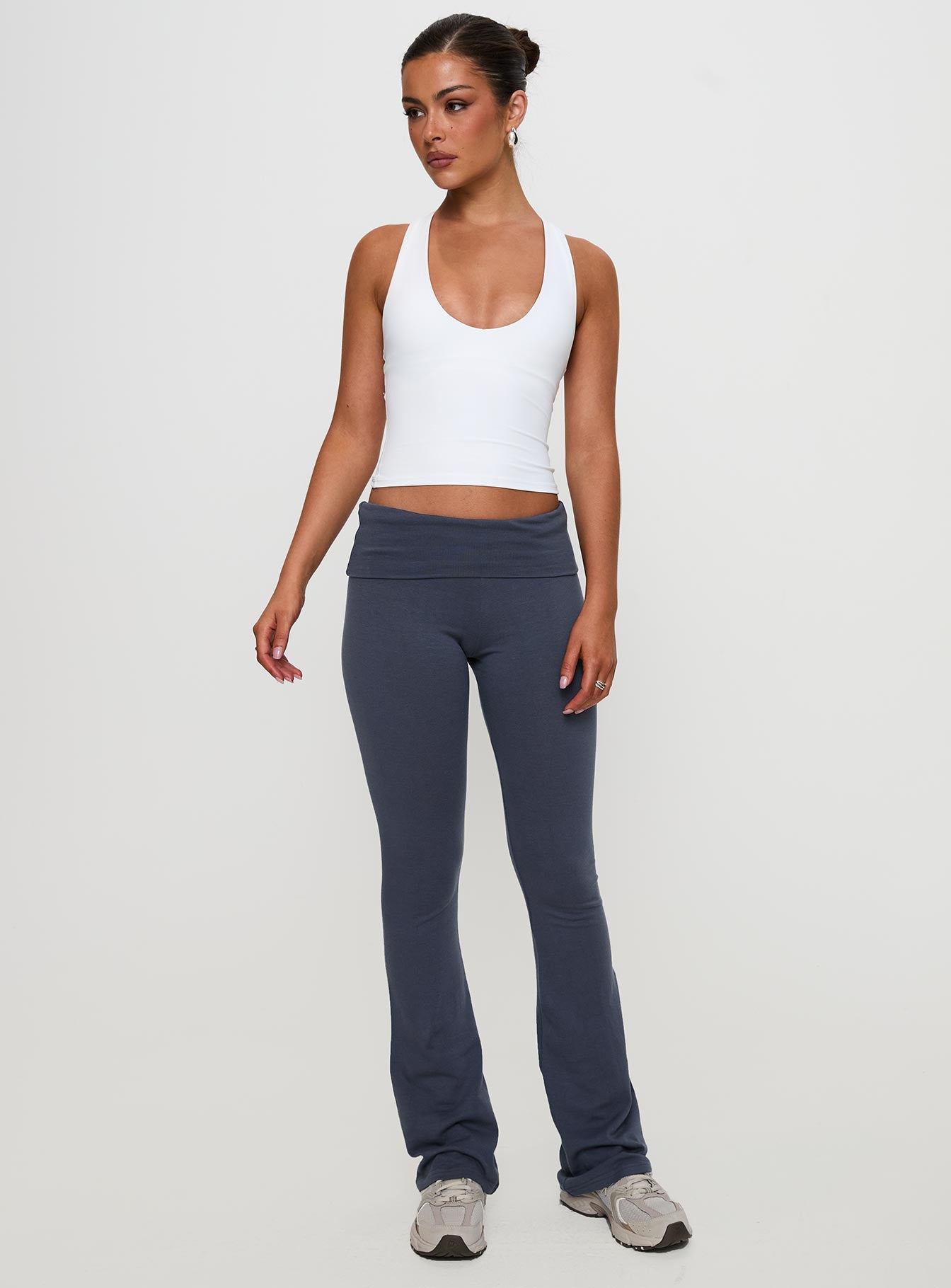 Fast Track Longline Active Tank Top White - Image 3
