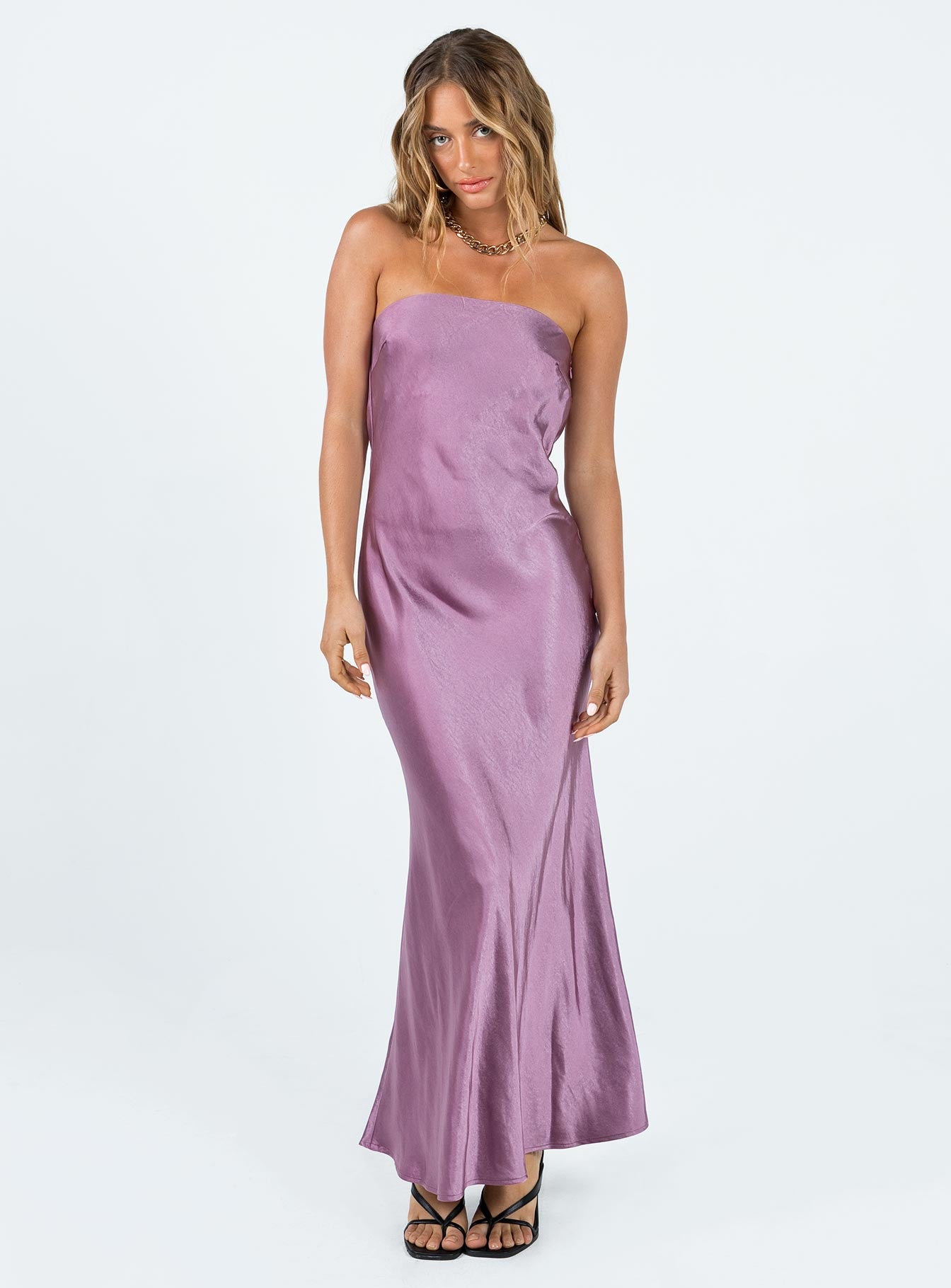 Haley Maxi Dress Mauve - Image 2