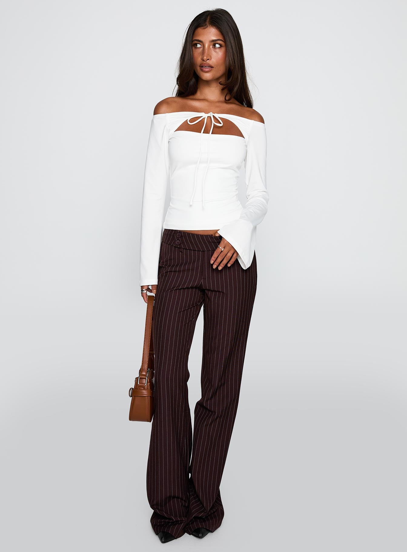 Nevah Long Sleeve Top White - Image 3