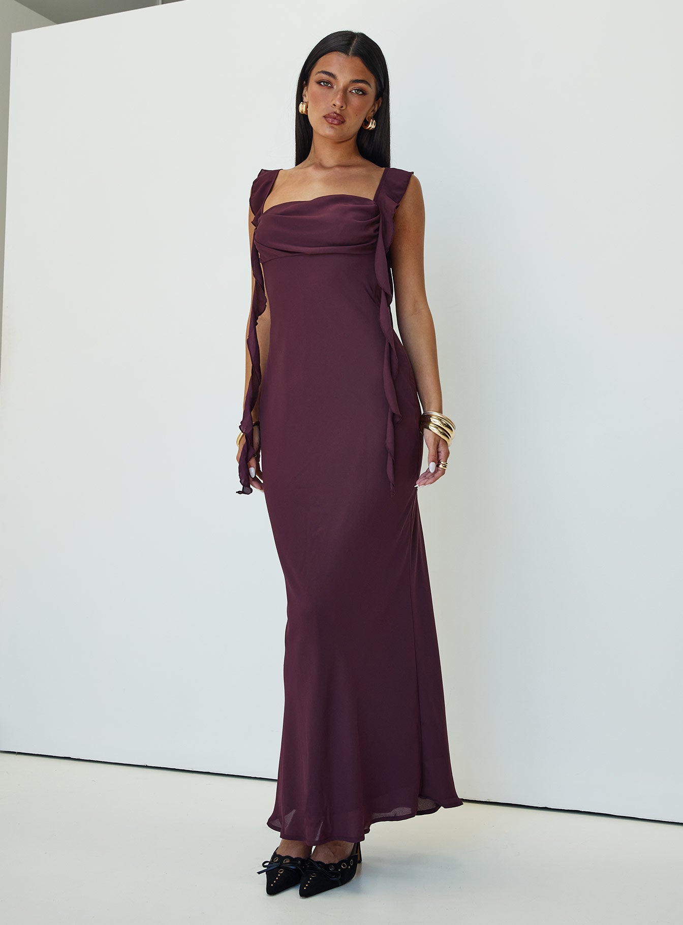 Lanai Maxi Dress Plum - Image 8