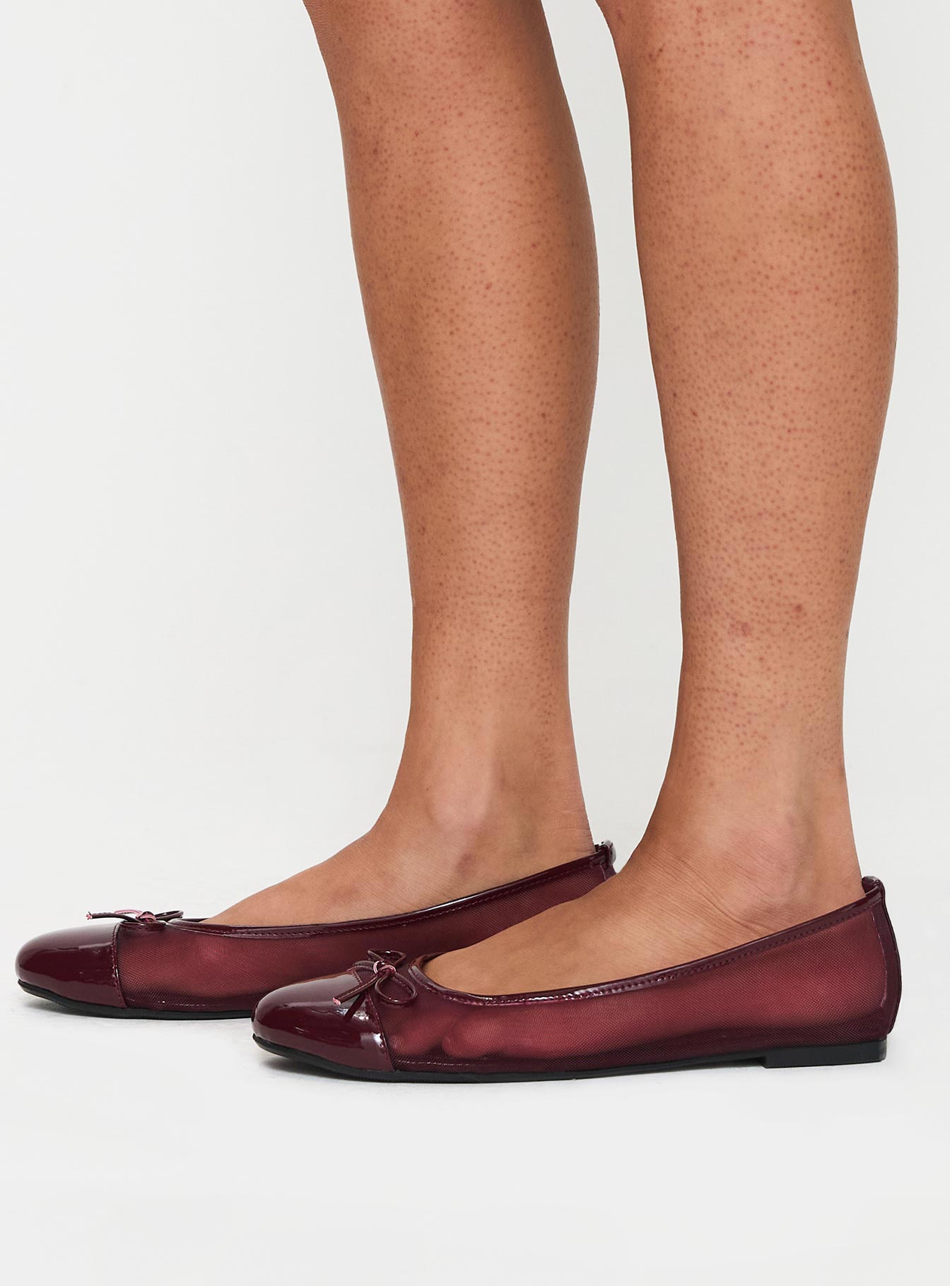 Therapy Ally Ballet Flats Cherry - Image 3