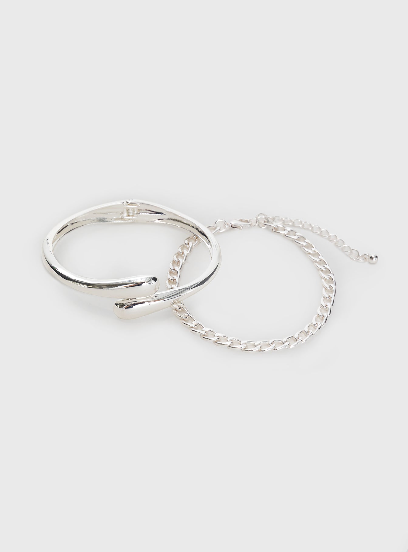 Elle Bracelet Set Silver - Image 3