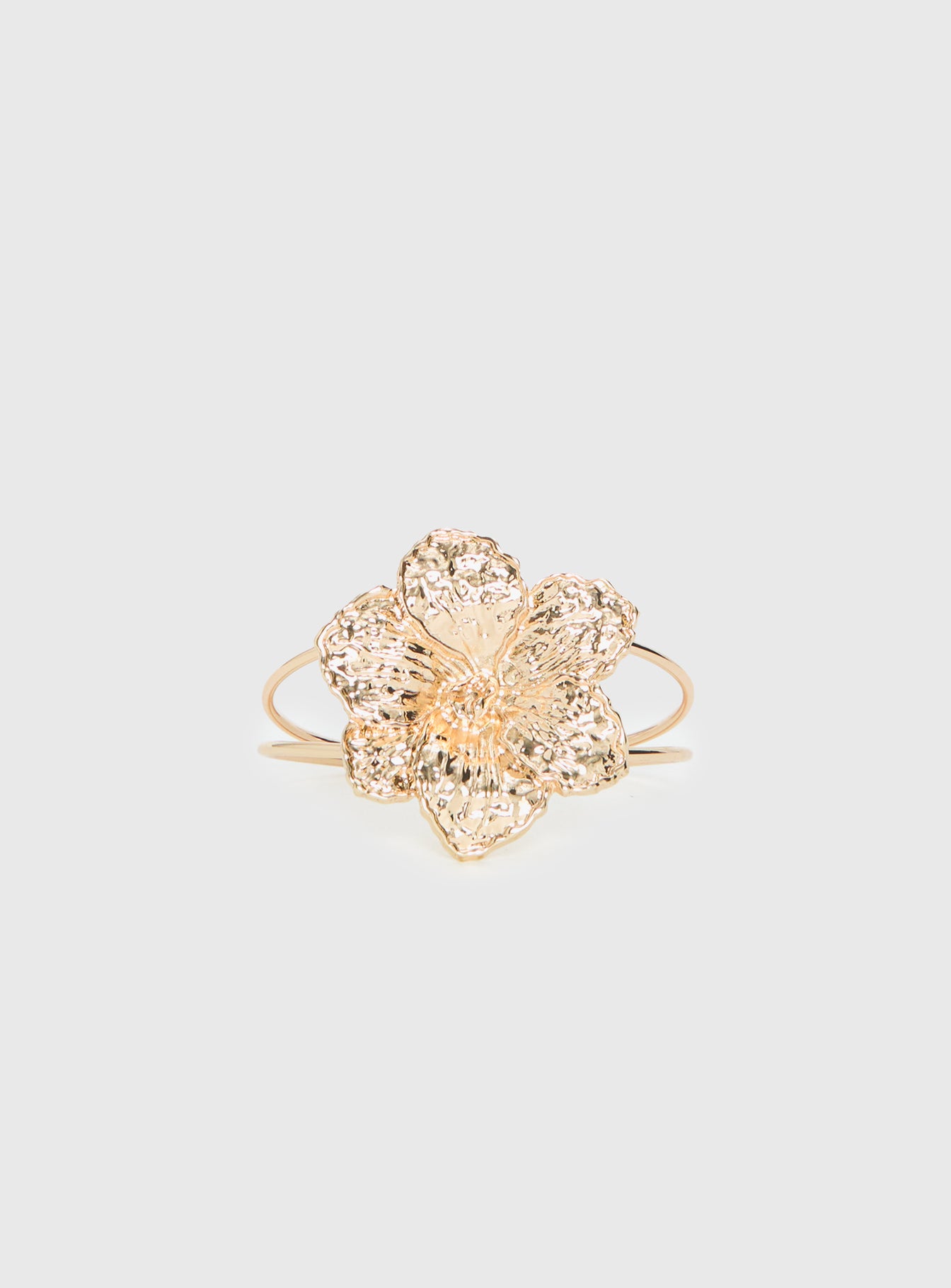 Set Adrift Flower Cuff Gold - Image 3