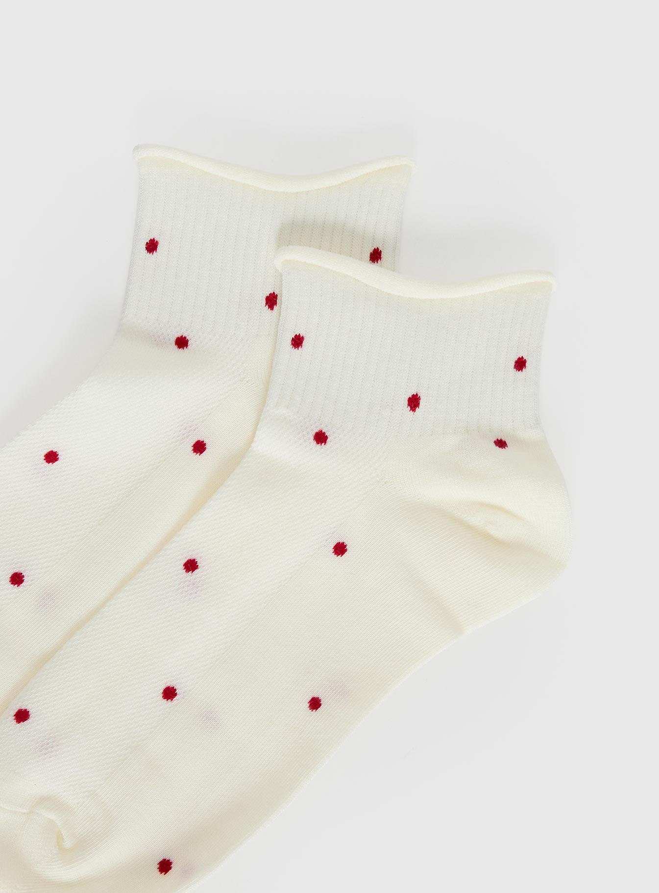 Vesira Frill Socks Cream Polka - Image 3