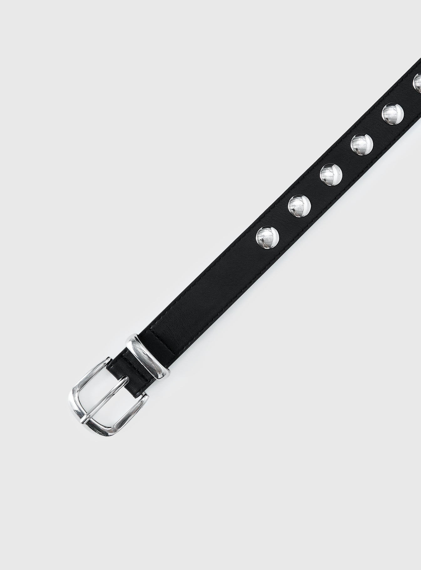 Nikoli Stud Belt Black Silver - Image 3