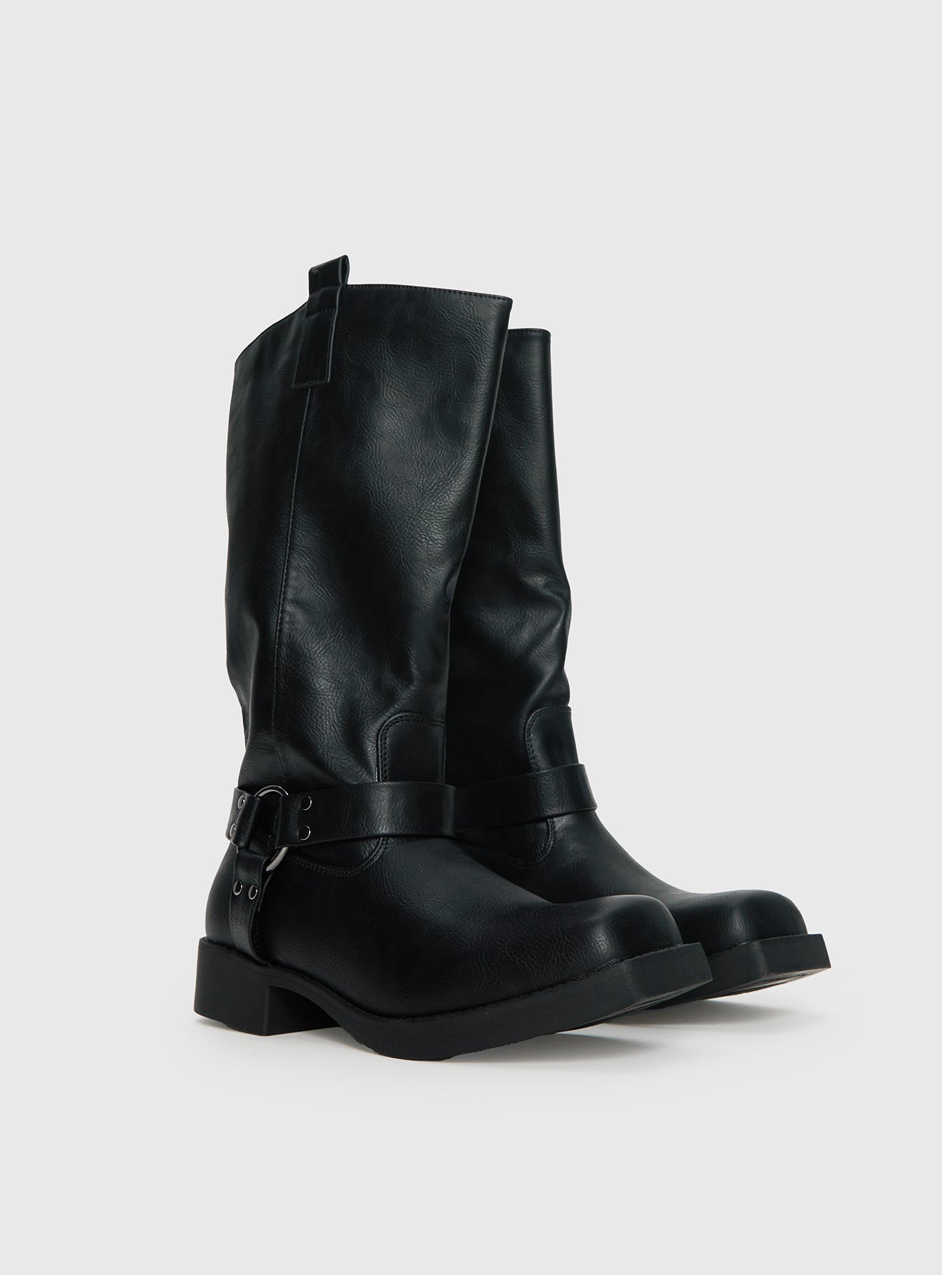 Wrecked Western Boots Black - Image 3