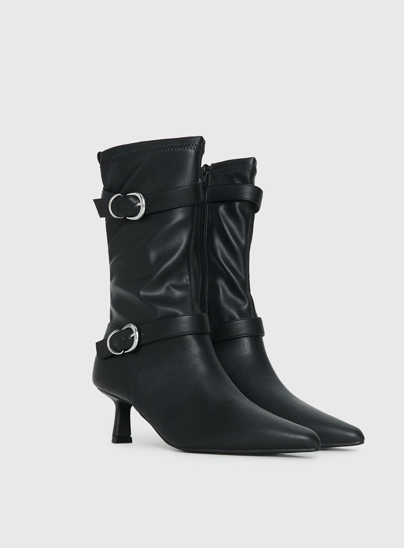 Therapy Kimme Sock Boots Black - Image 3