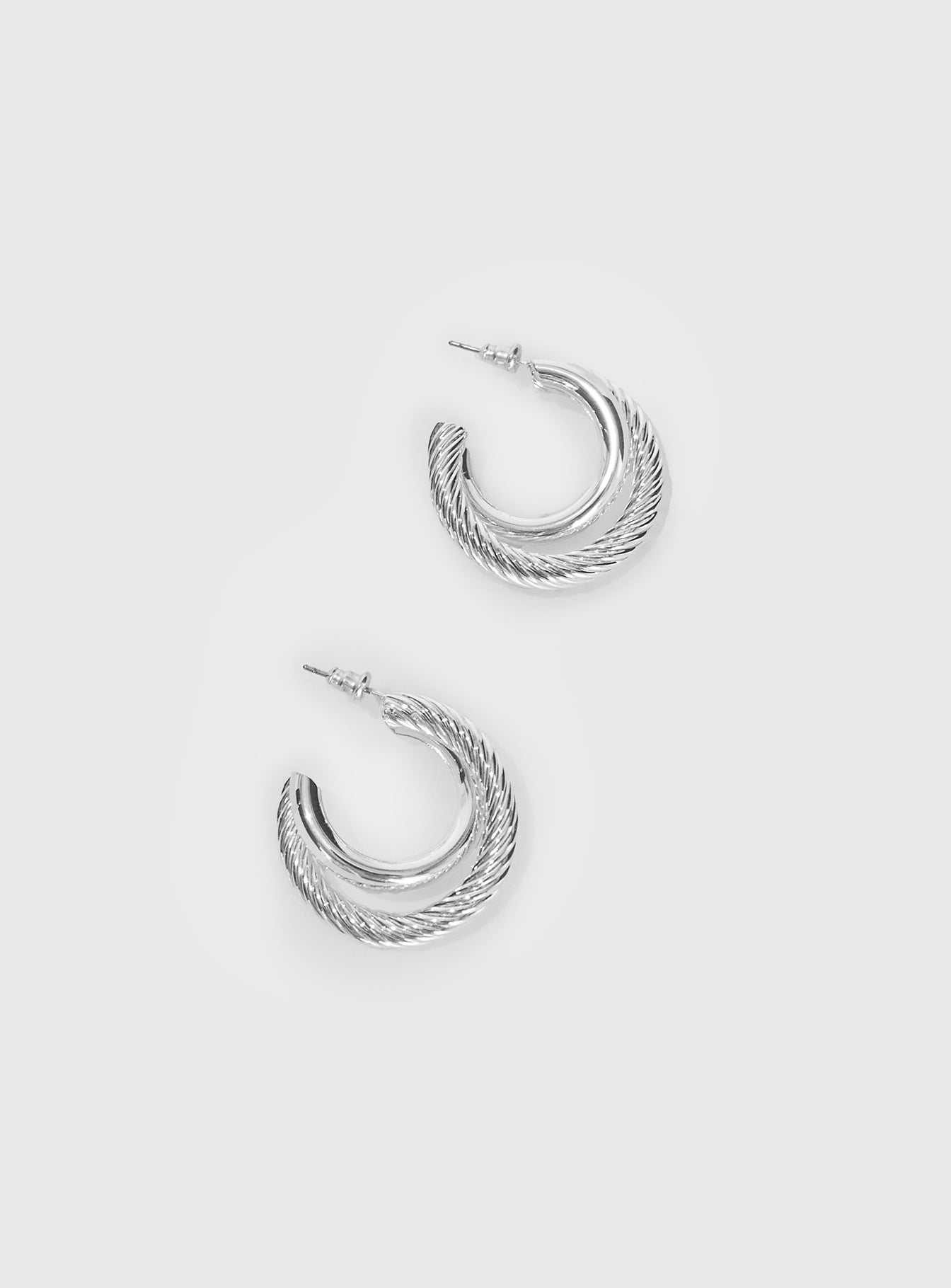 Sweet Deal Linked Earrings Silver - Image 3
