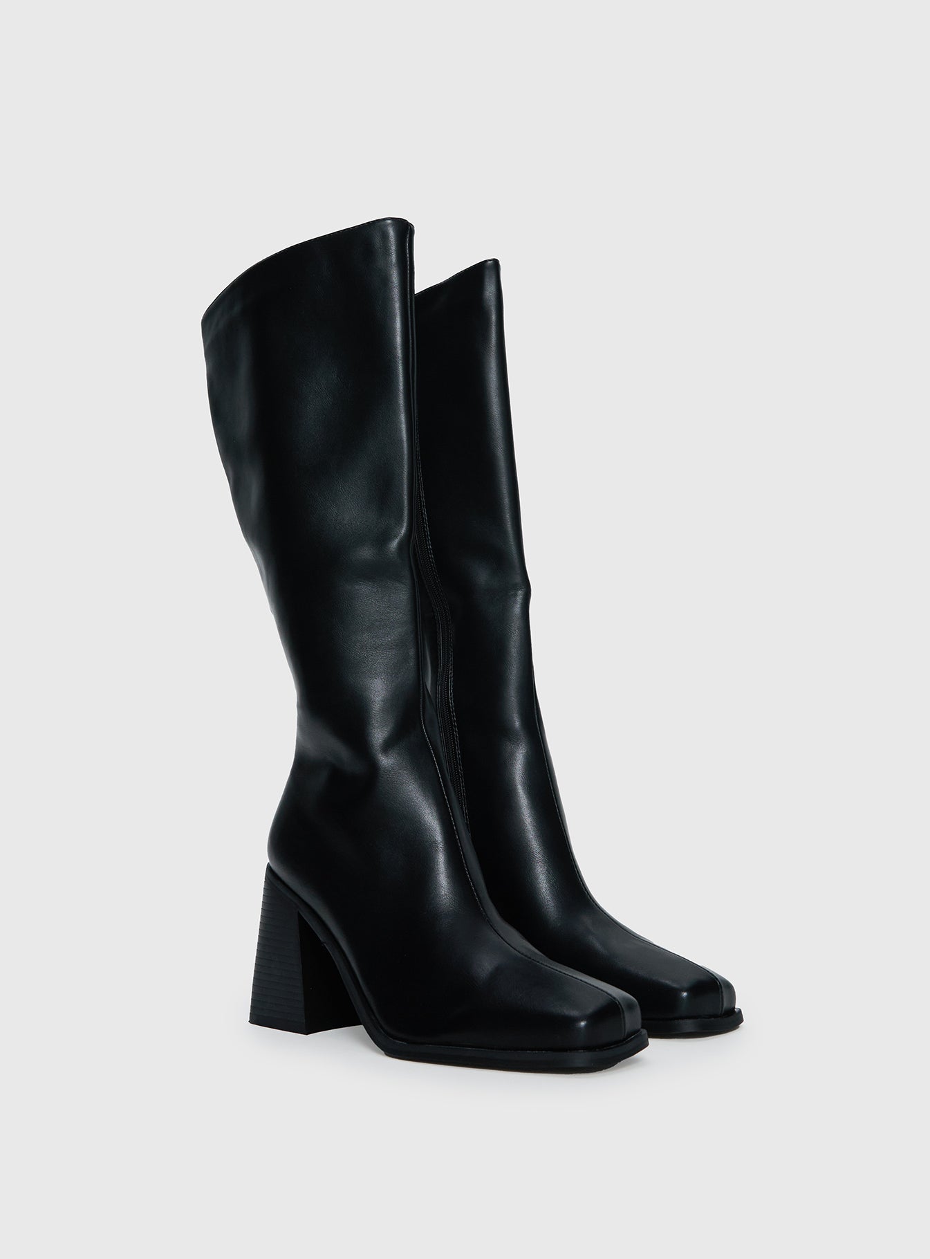 Renzo Knee High Boots Black - Image 3