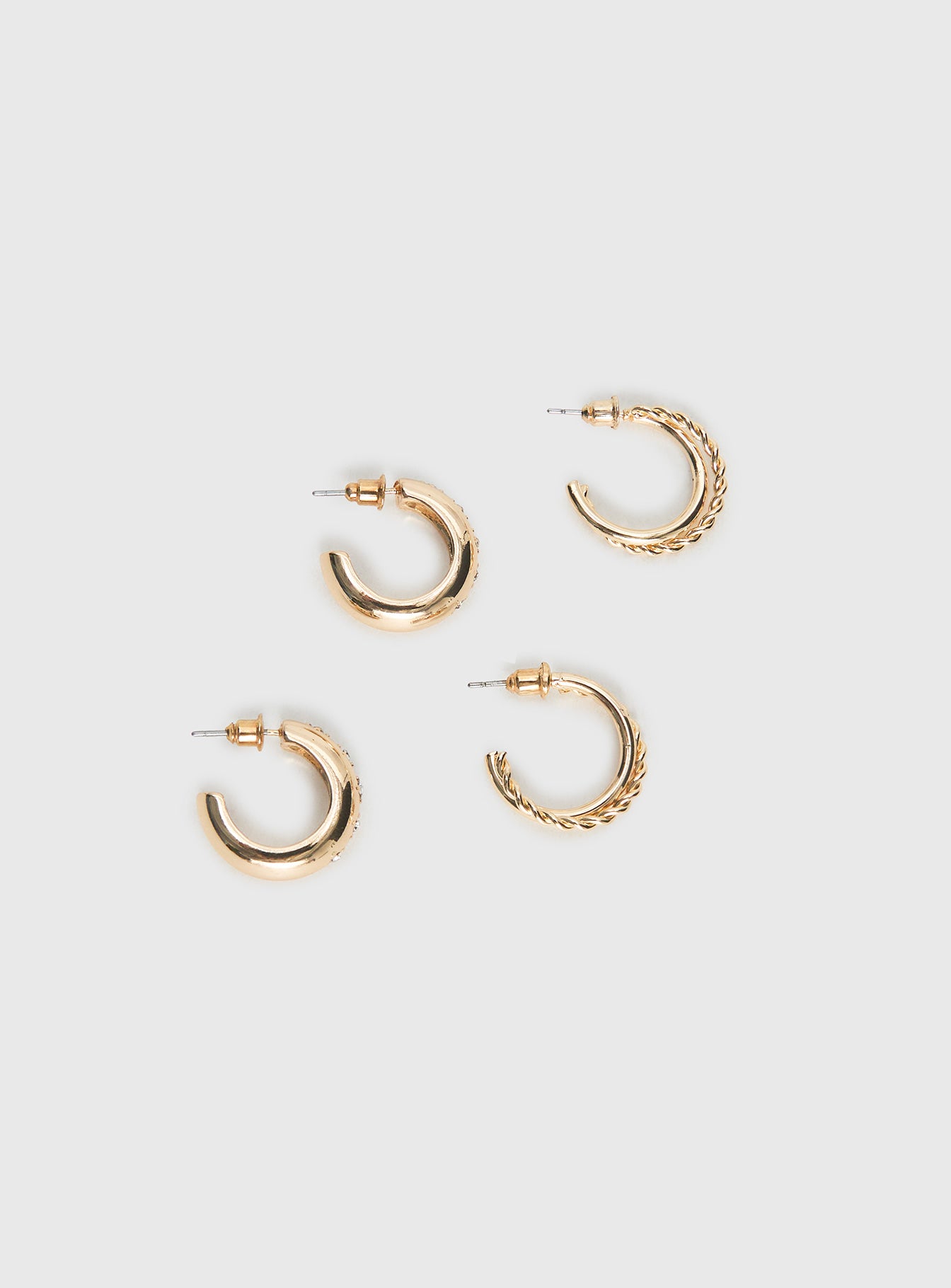 Eventually Earring Set Gold - Image 3