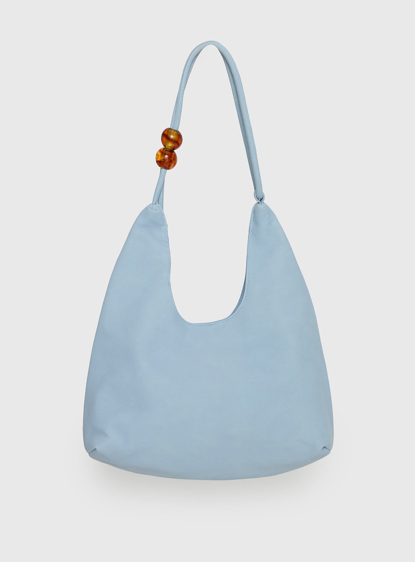 Cherie Faux Suede Shoulder Bag Blue - Image 3