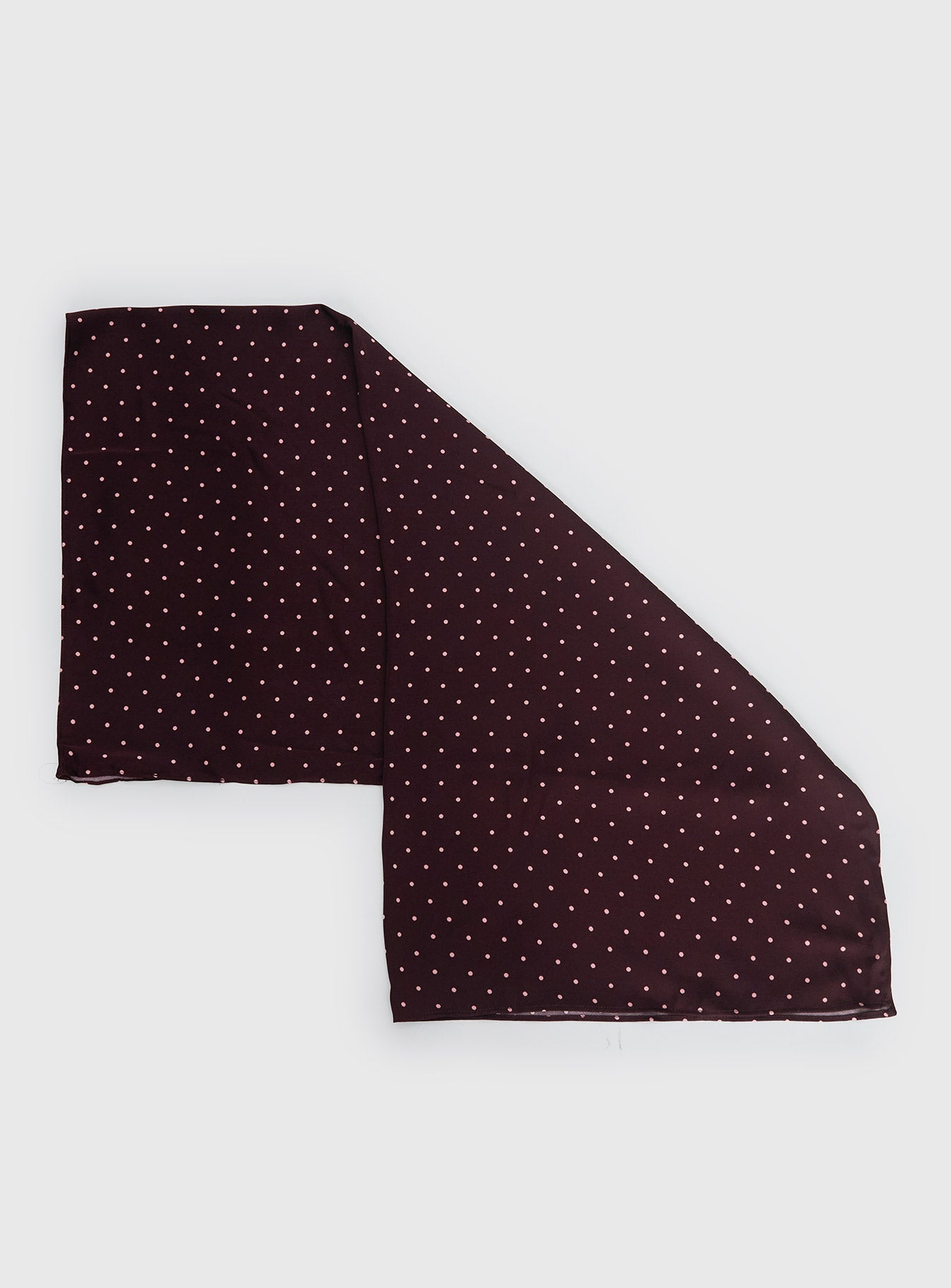 Wanna Be Mine Scarf Brown Polka - Image 3