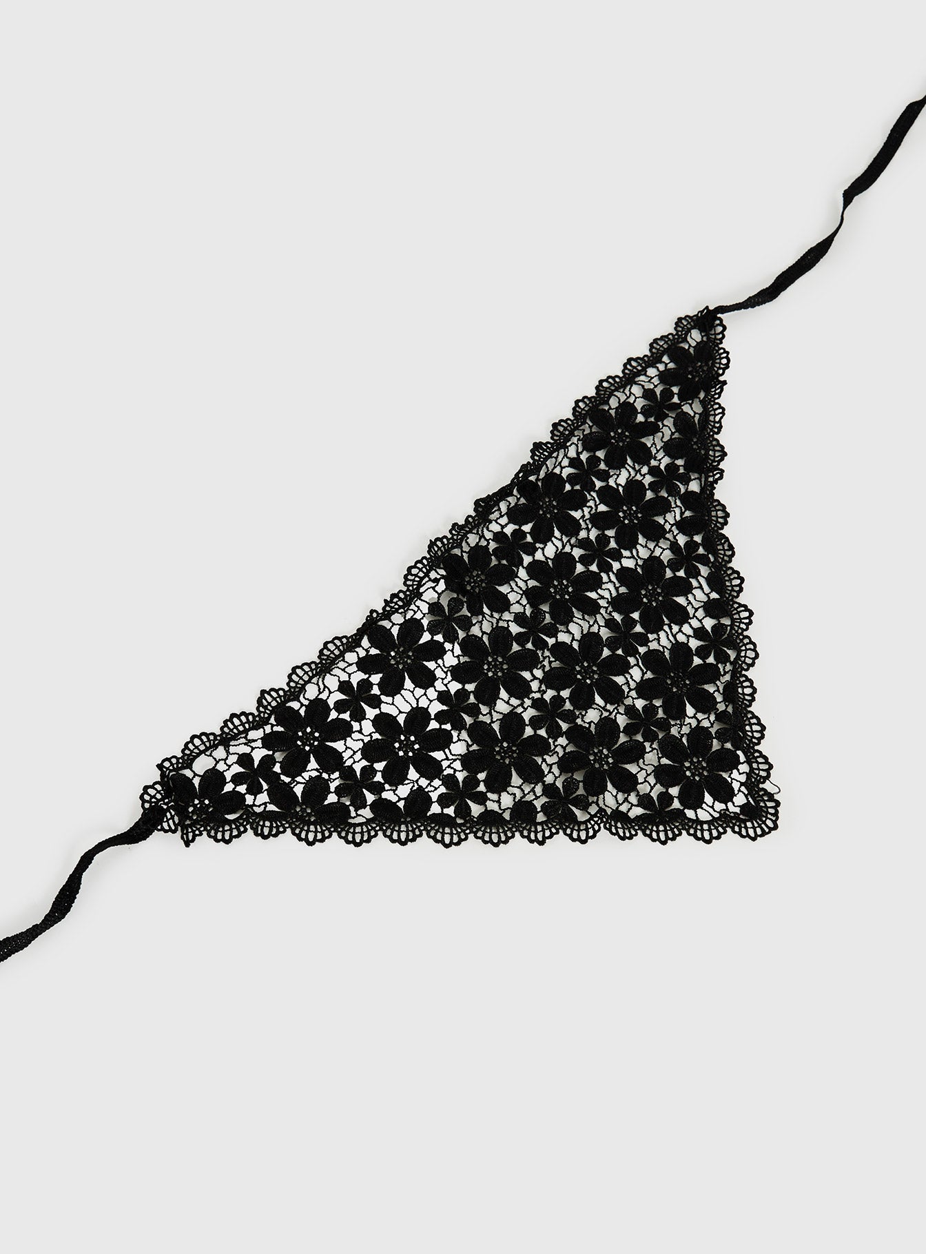 Lilibette Crochet Hair Bandana Black - Image 3