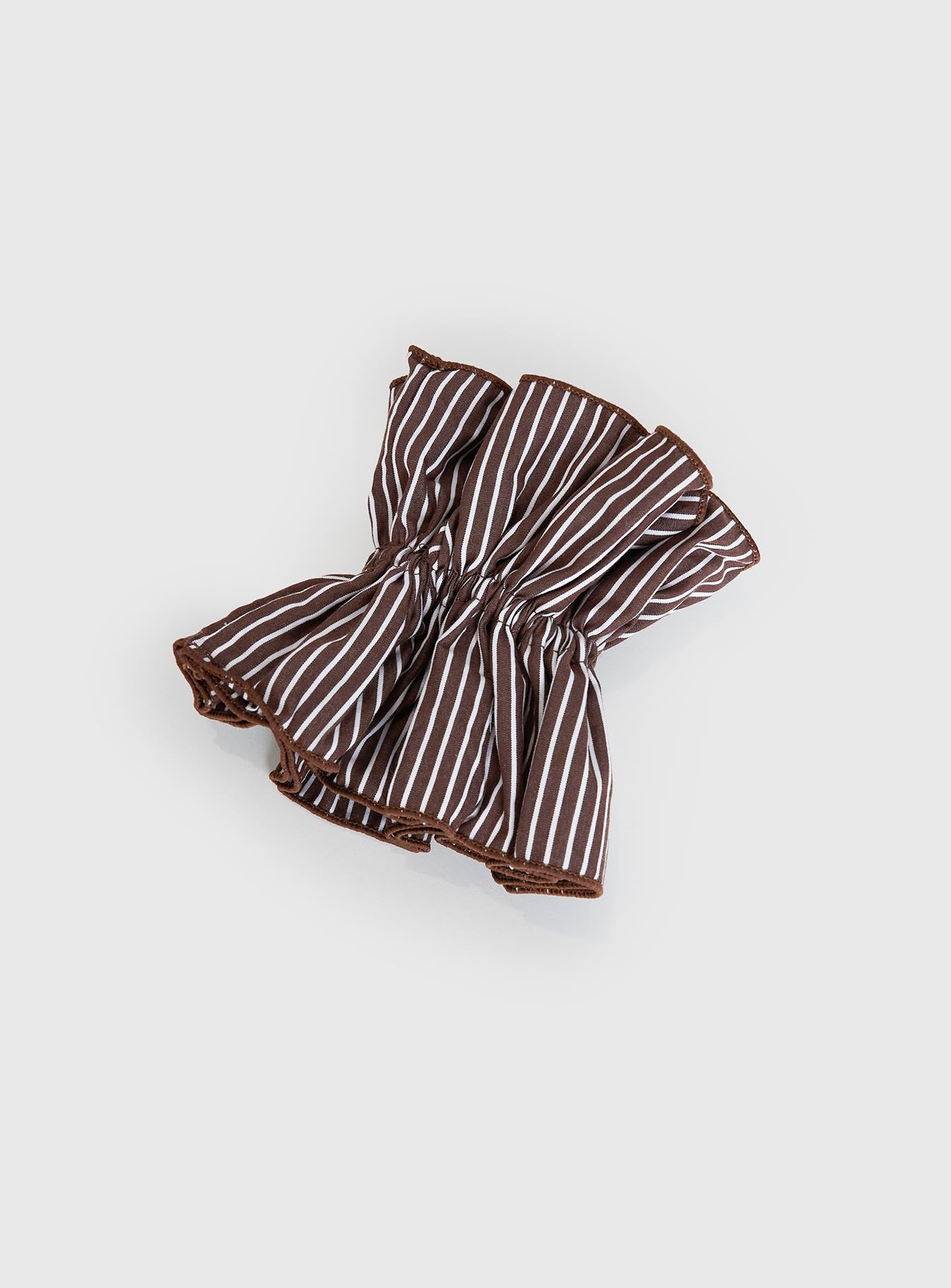 Way Back In Scrunchie Brown White - Image 3