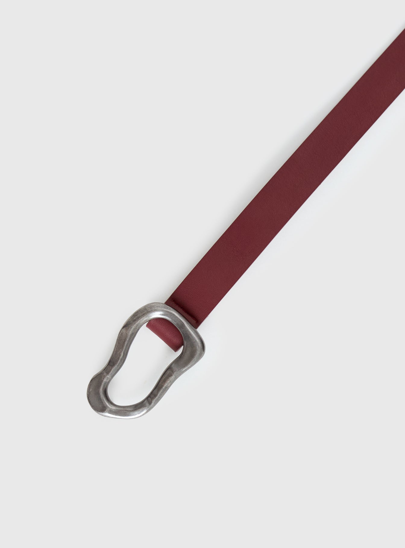 Leto Belt Burgundy Silver - Image 3