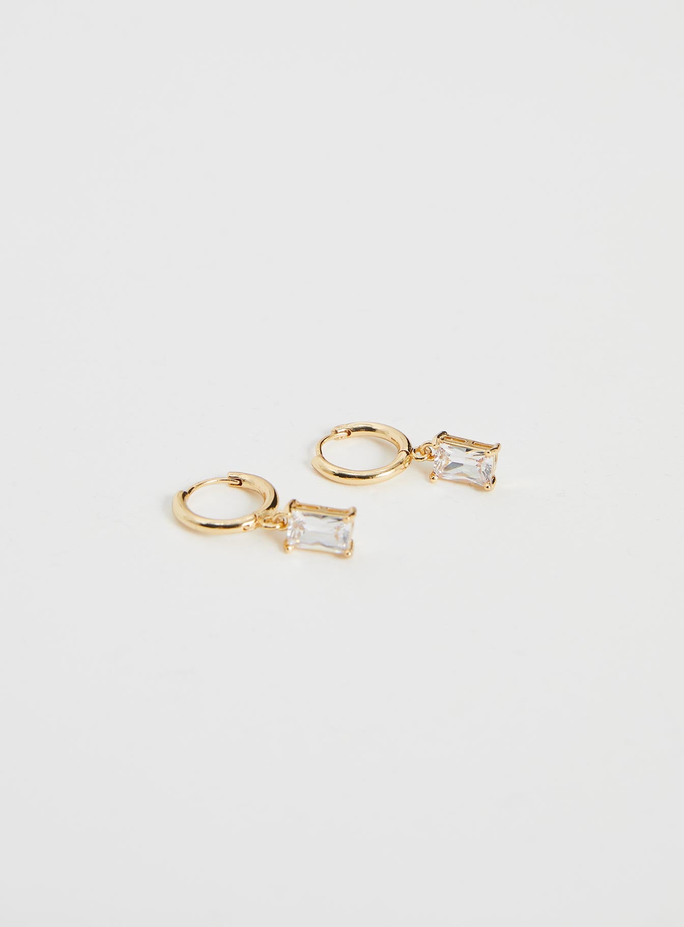 Carlington Gold Plated Teardrop Earrings Gold - Image 3