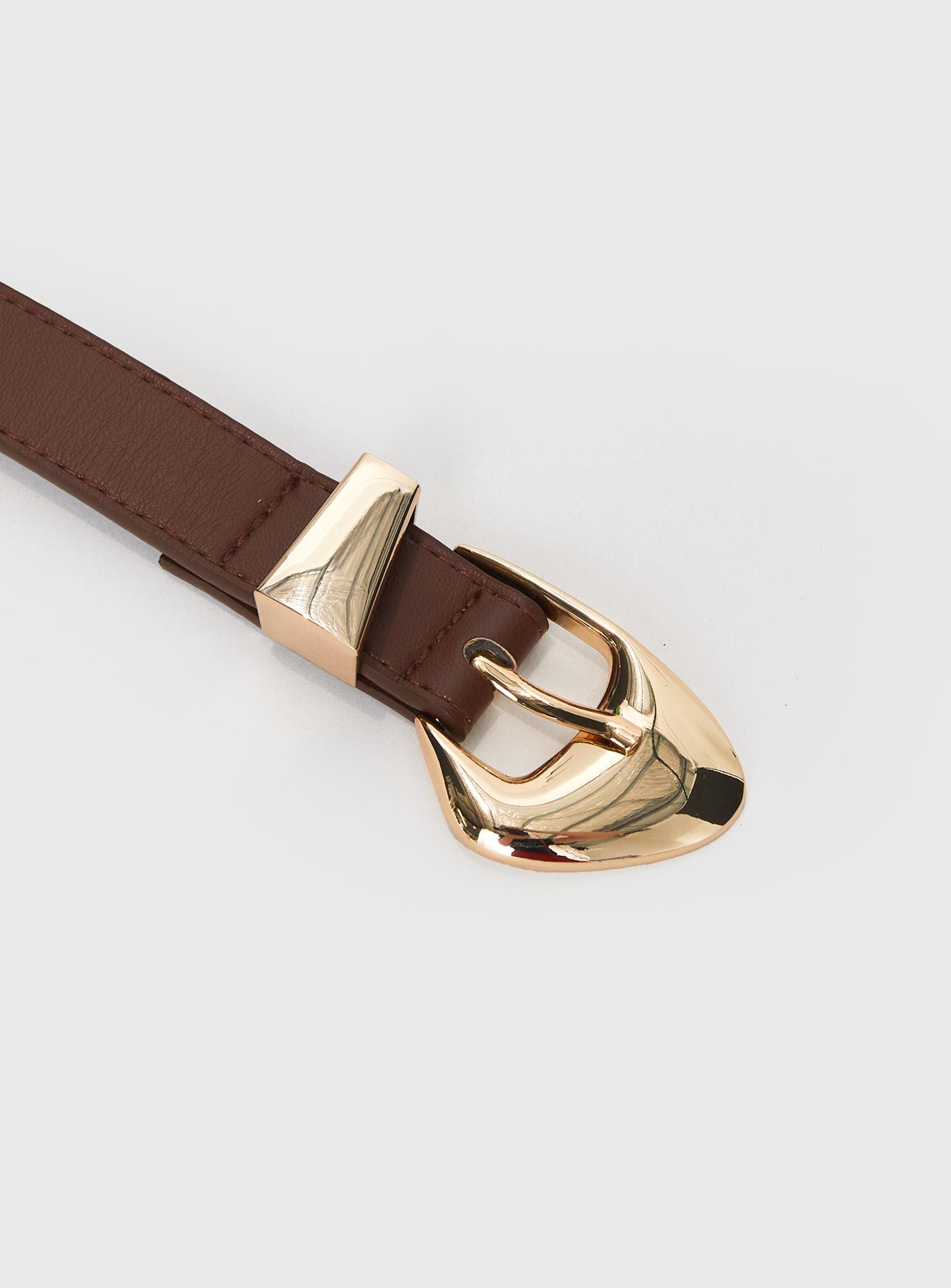 Youre Strong Belt Dark Brown Gold - Image 3