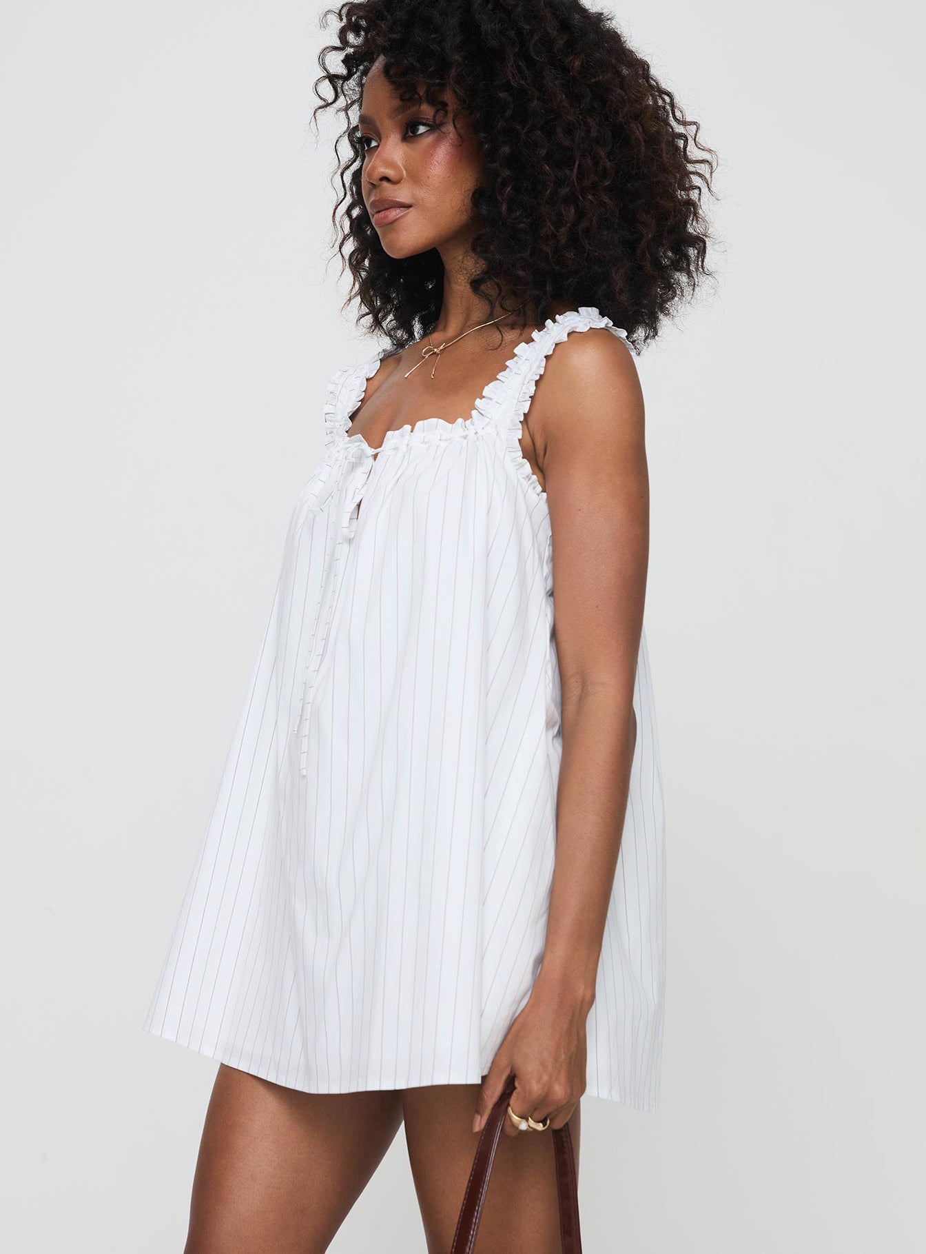 Swing Mini Dress Stripe - Image 4