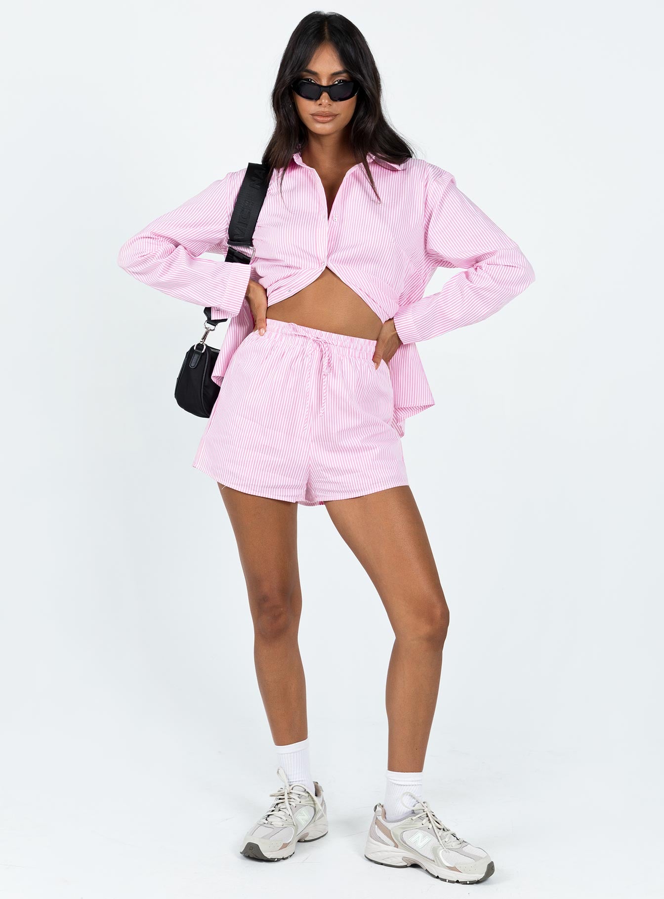 The Chloe Set Pink Stripe Lower Impact - Image 4