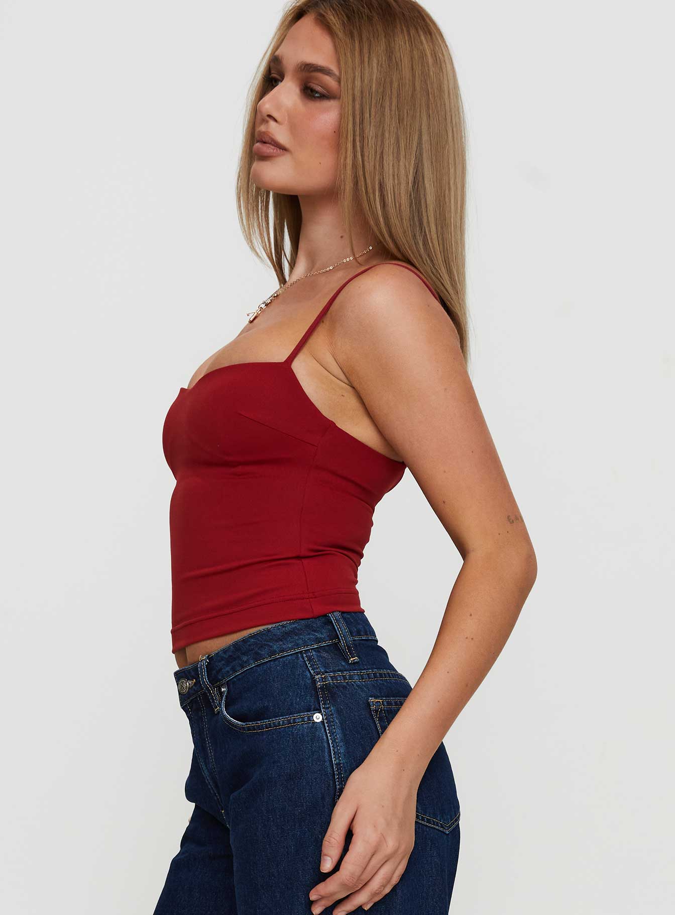 Evanda Top Burgundy - Image 3