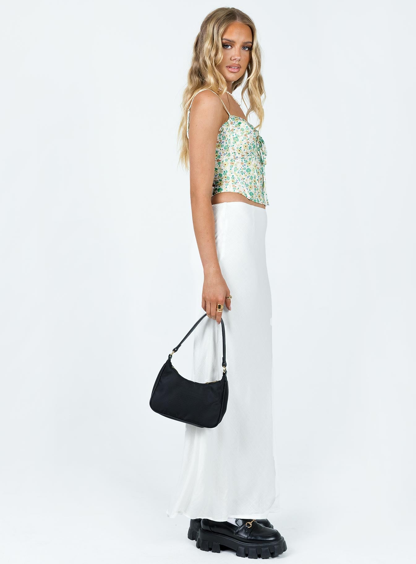 Jodie Maxi Skirt White - Image 4