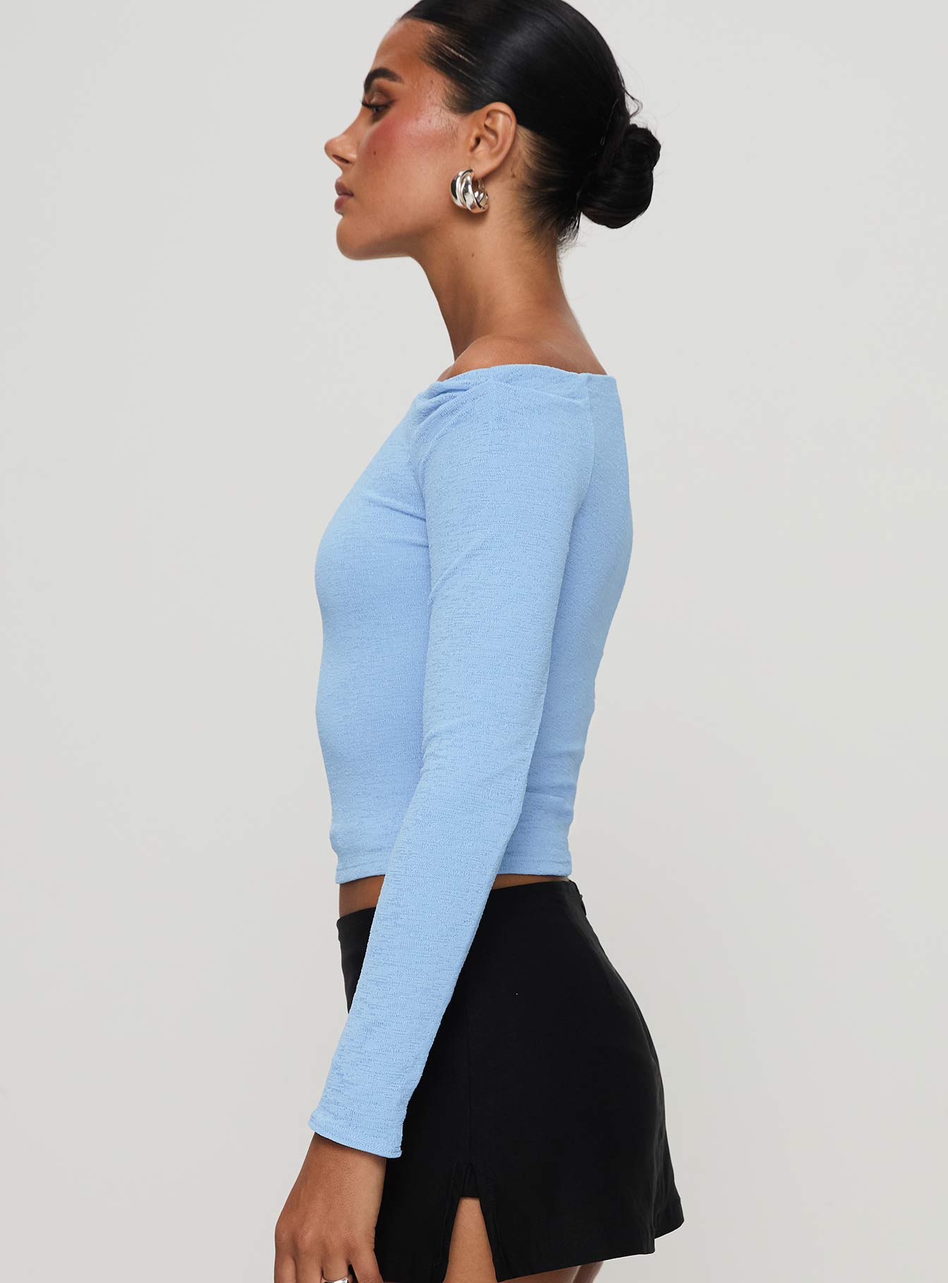 Malian Long Sleeve Top Blue - Image 4