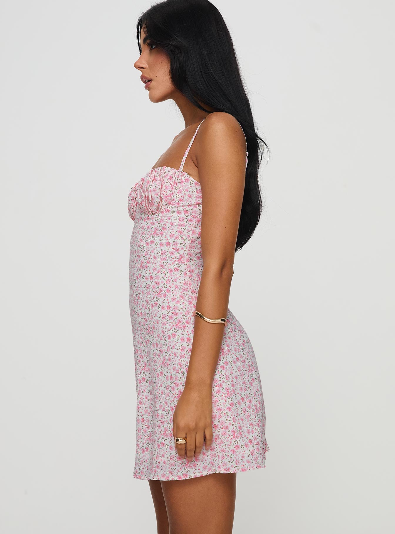 Draven Mini Dress Pink - Image 4