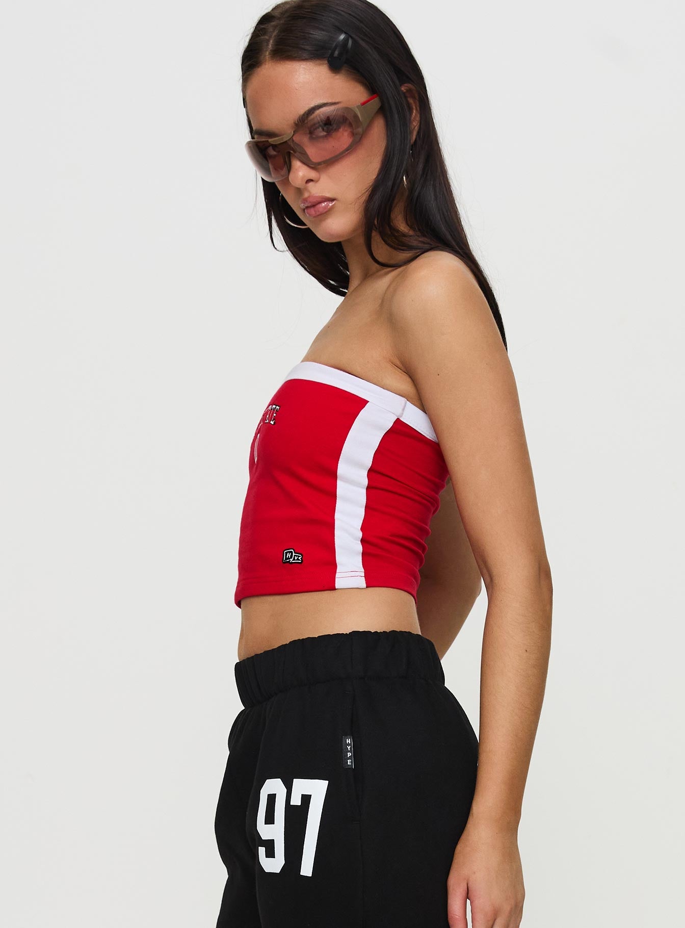 Sdsu All Star Tube Top Red - Image 4
