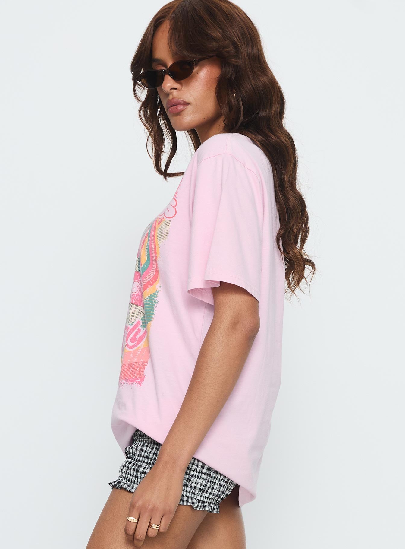 Airheads Oversized Graphic Tee Pink - Image 3
