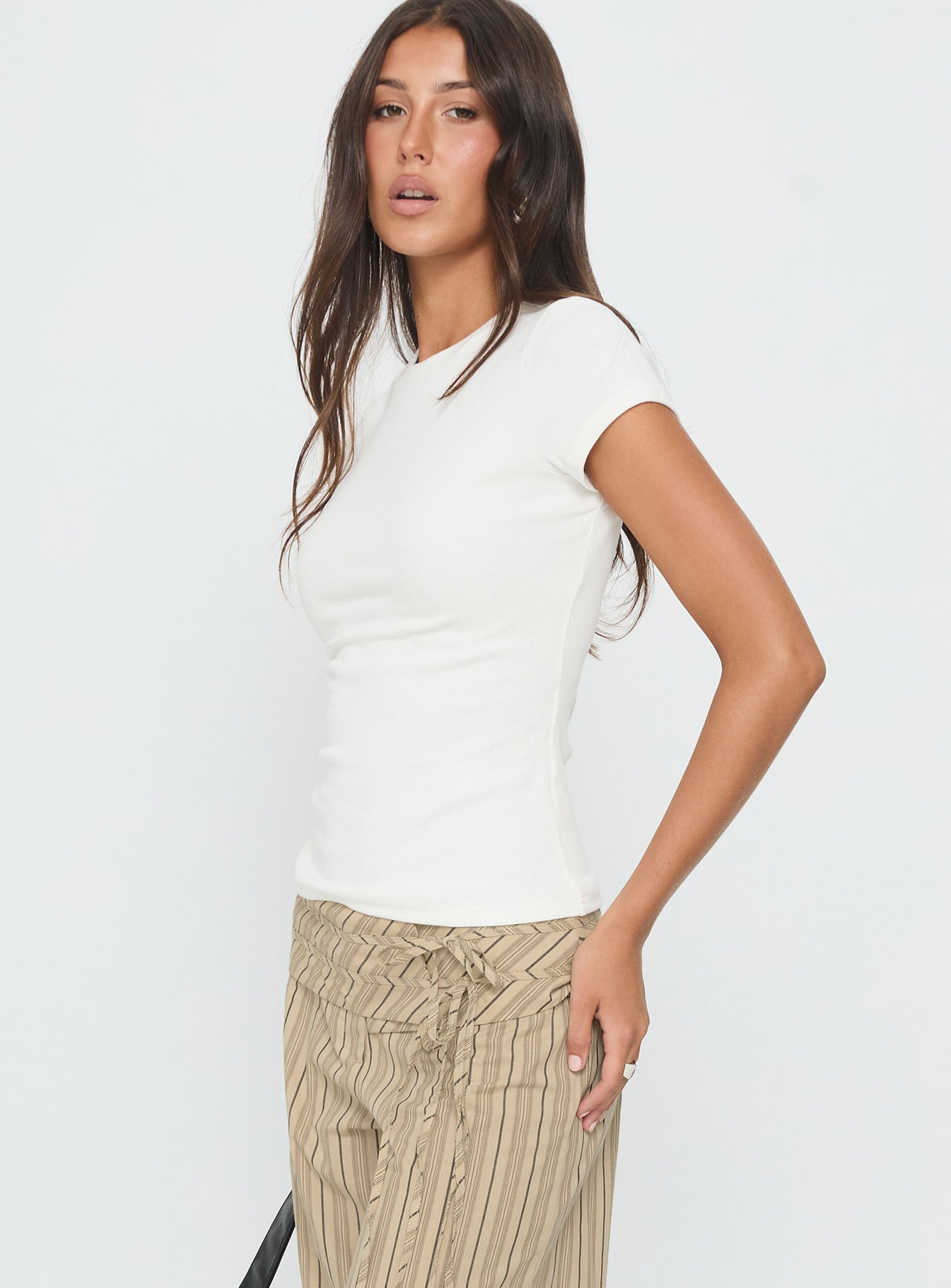 Baseline Longline Rib Top White - Image 4