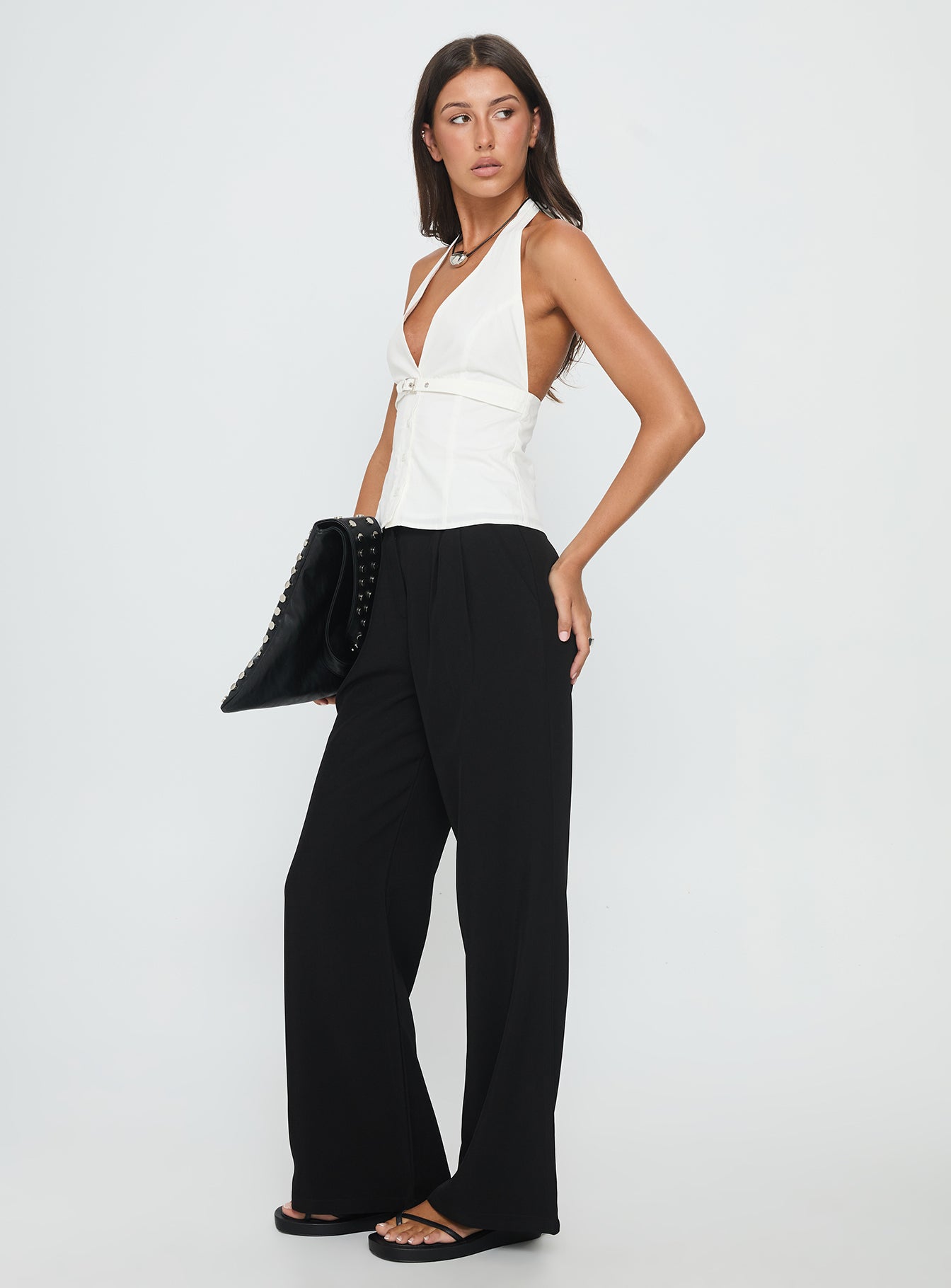 Ambient Wide Leg Pant Black - Image 4