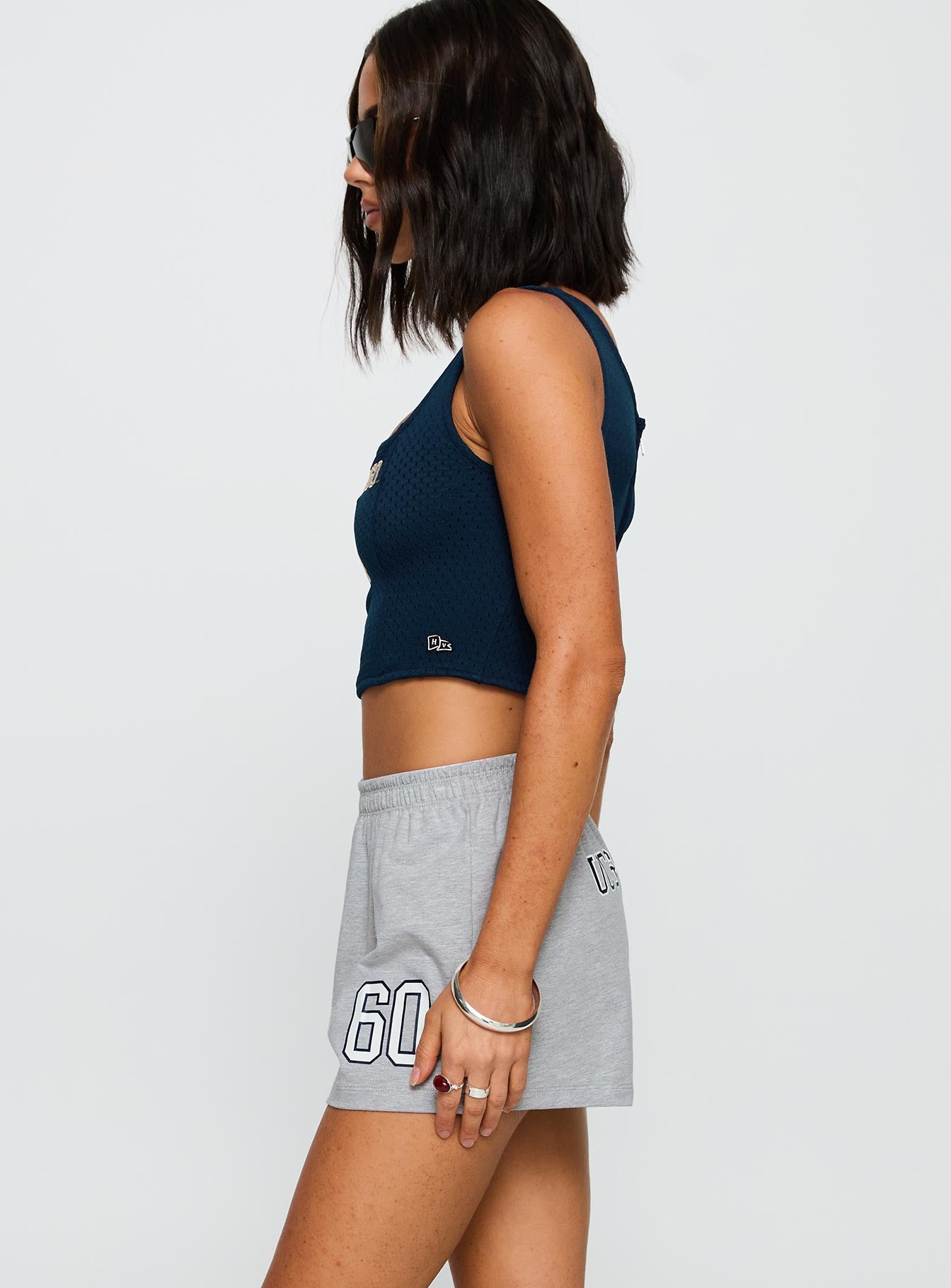 Uc San Diego Jersey Corset Top Blue - Image 4