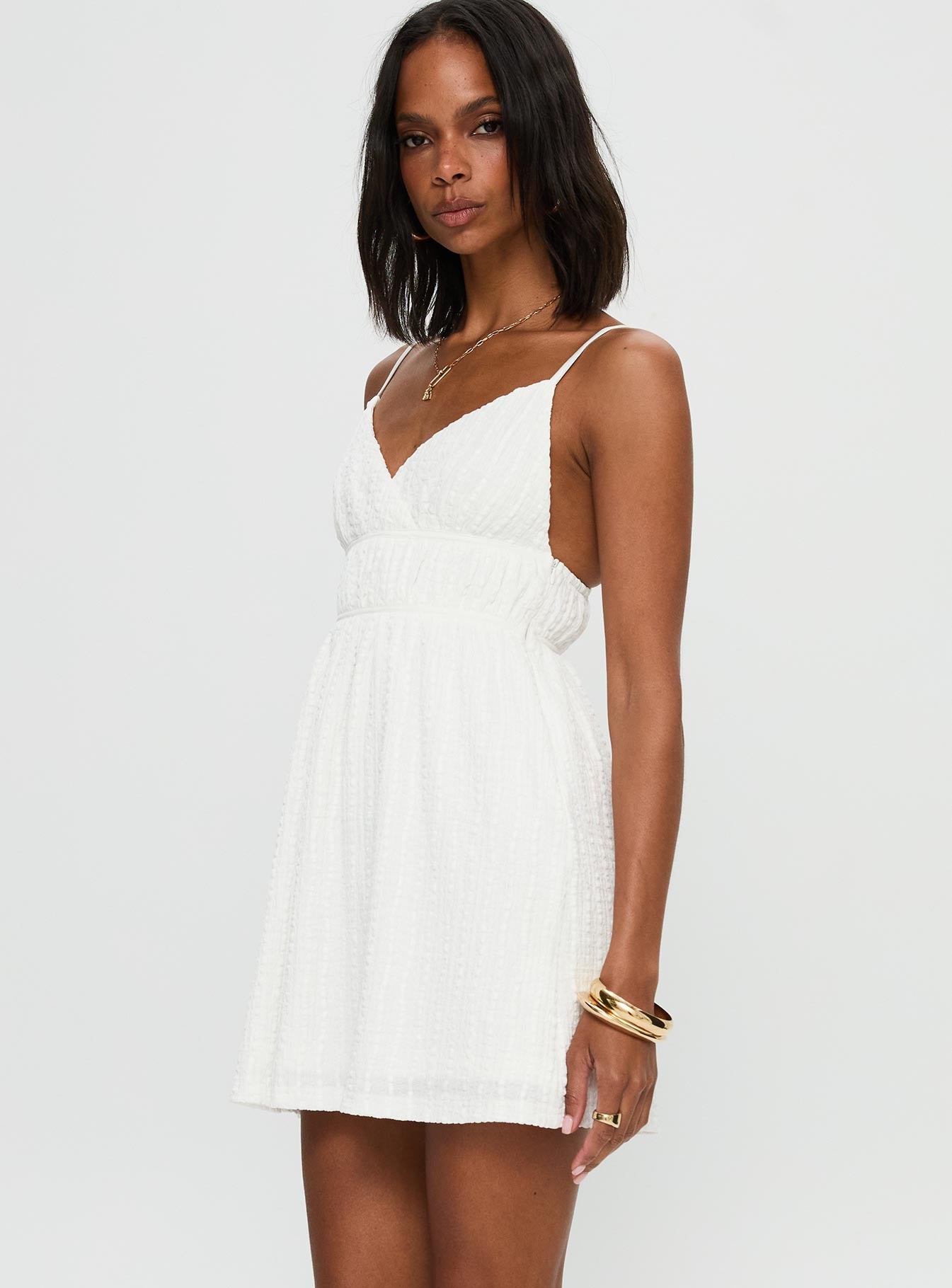 All Too Well Mini Dress White - Image 4