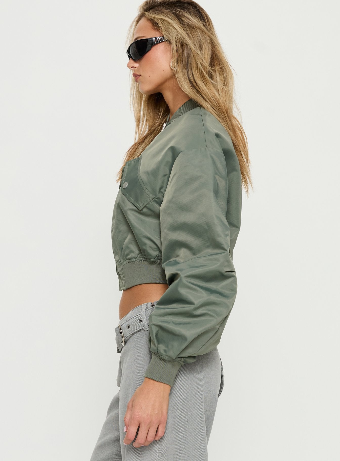 Thalya Bomber Jacket Green - Image 4