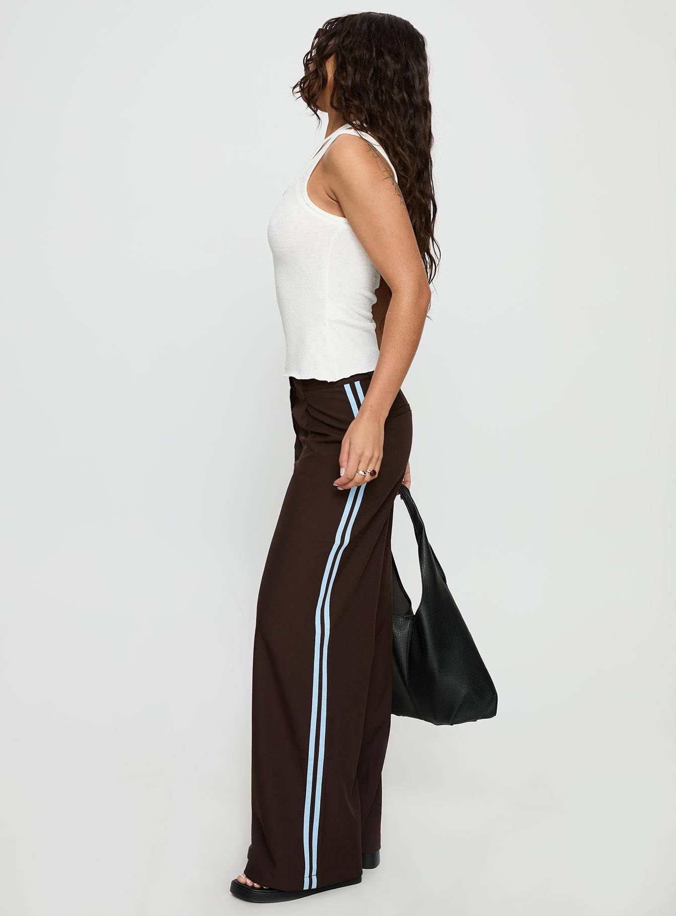 Wendi Tipping Suit Pant Brown Blue - Image 4