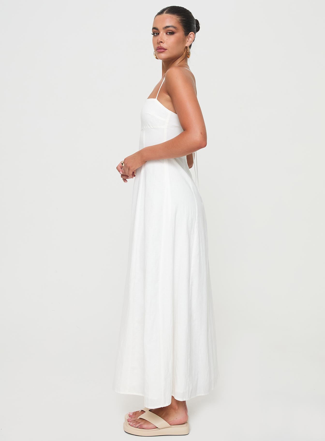 Brightwell Maxi Dress White - Image 4