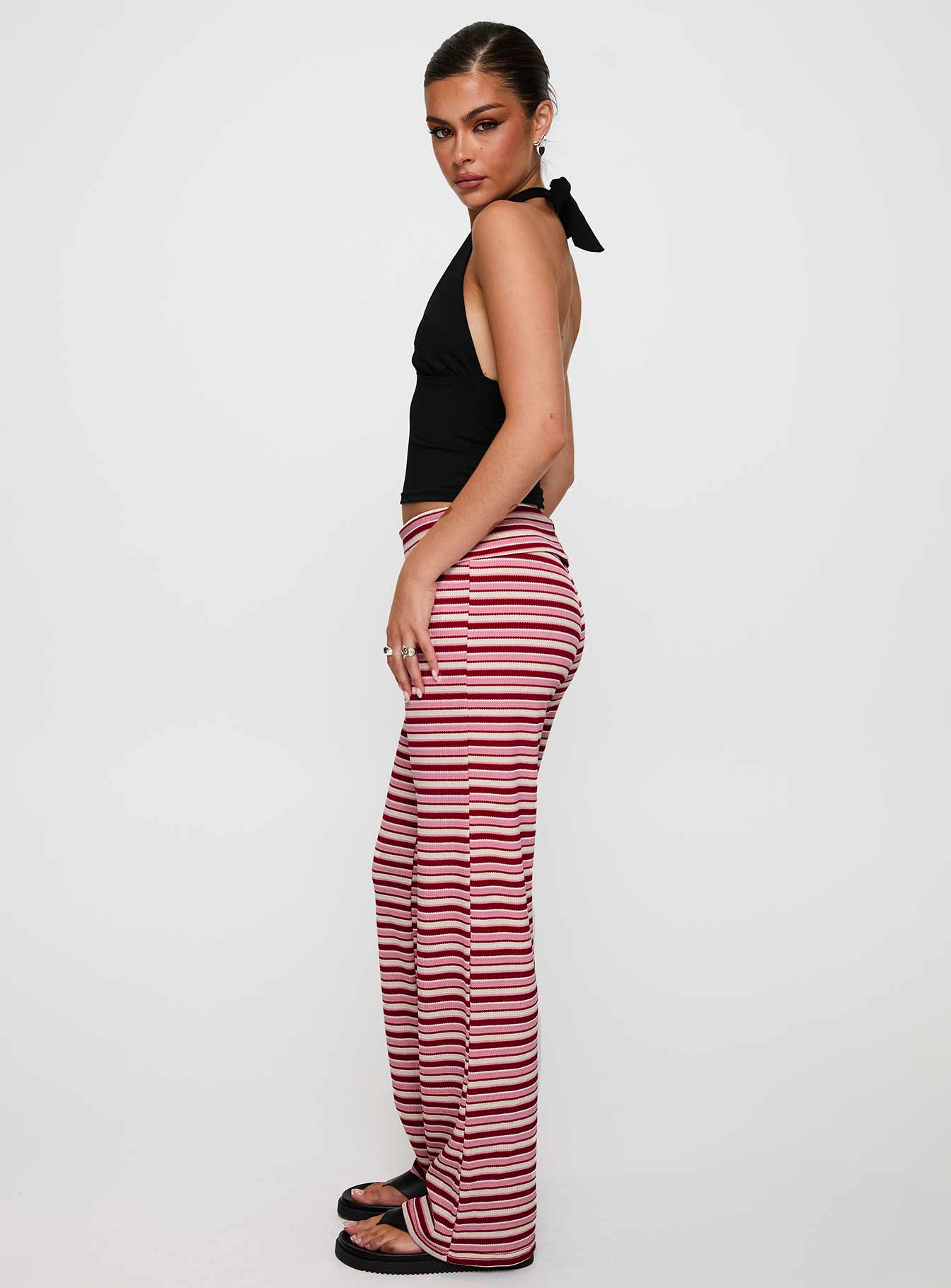Dreamgirl Folded Pant Pink Multi - Image 4
