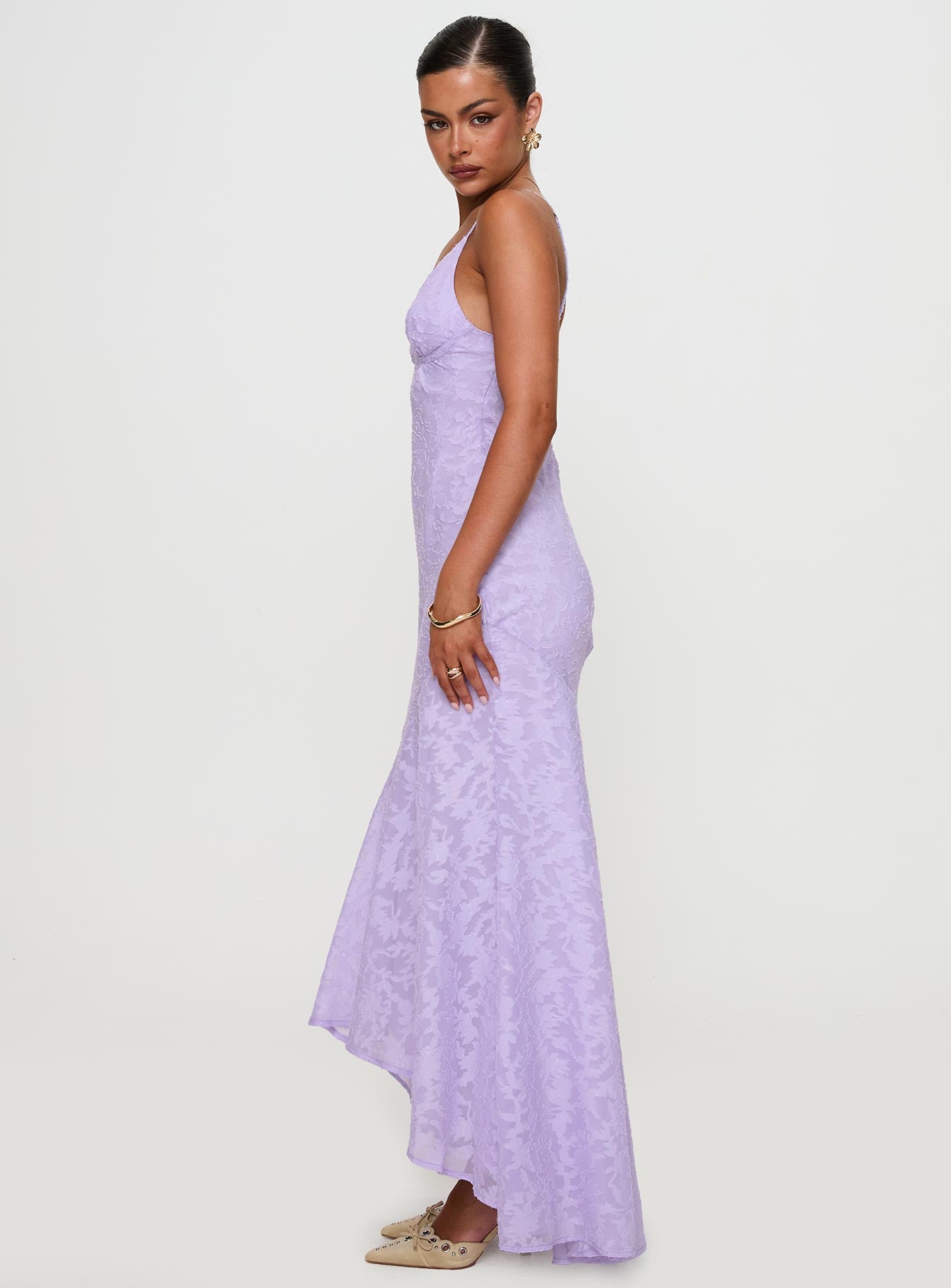 Cyrene Maxi Dress Lilac - Image 4