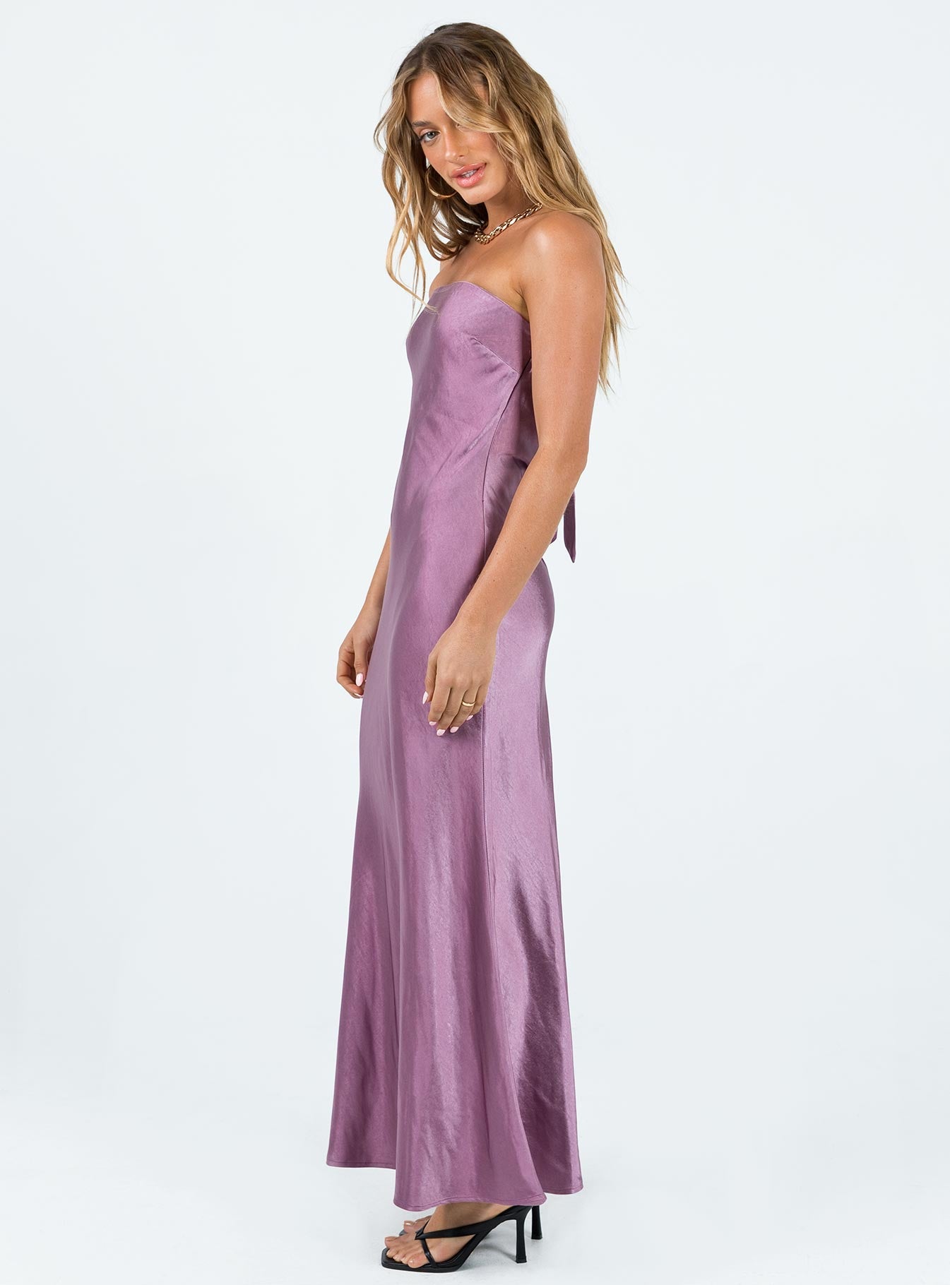 Haley Maxi Dress Mauve - Image 3