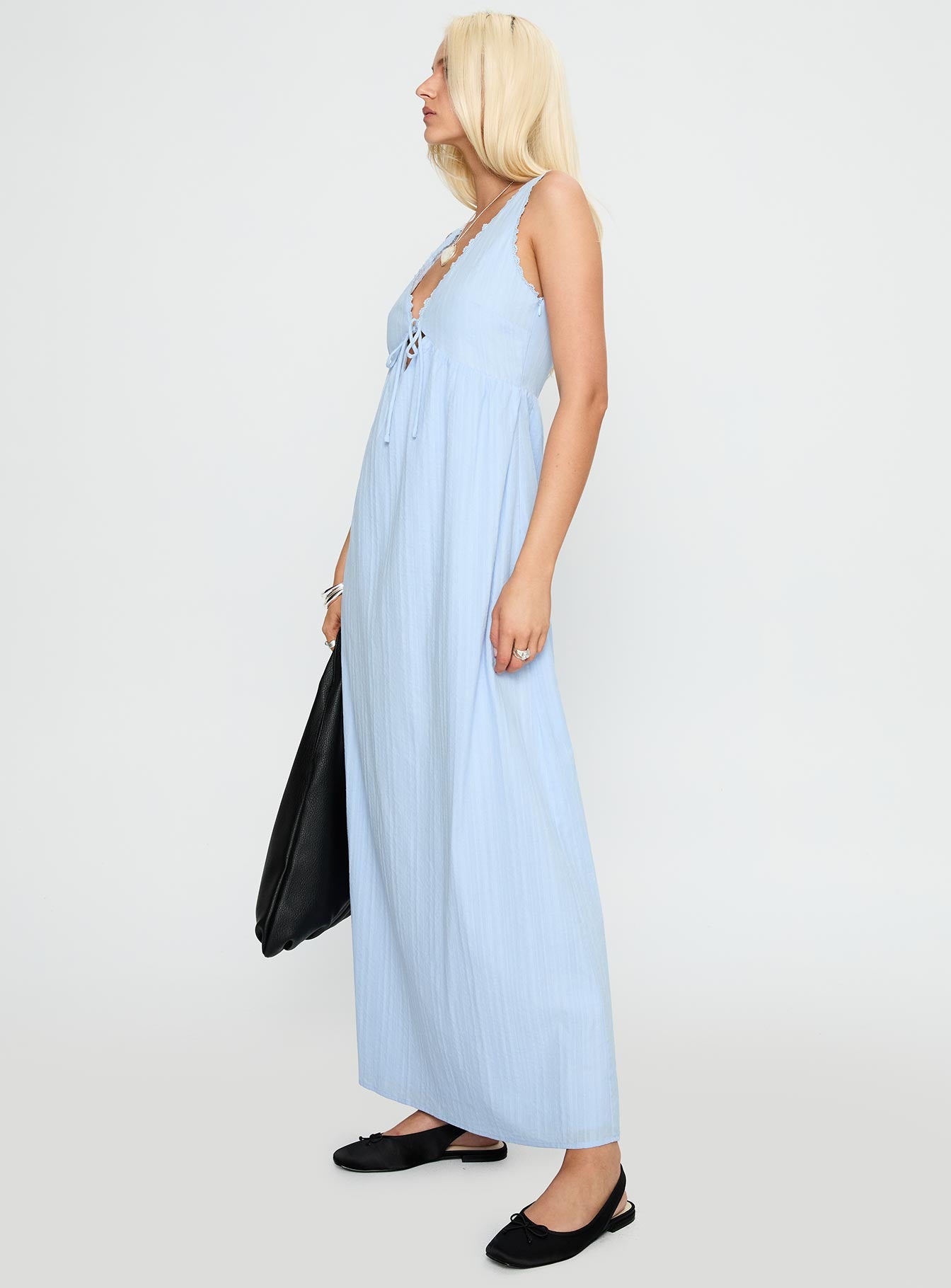 Elyza Maxi Dress Blue - Image 3