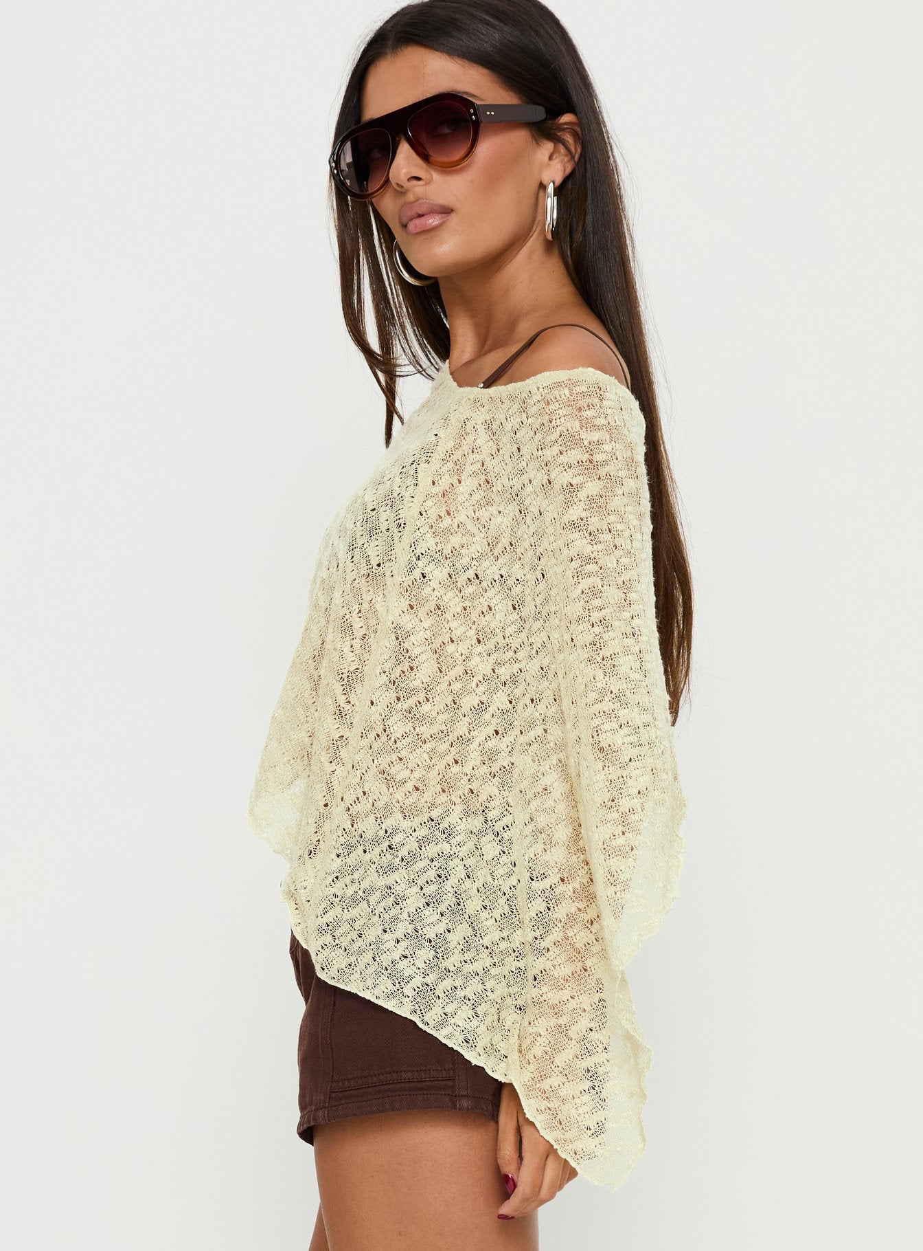 Nelida Sheer Poncho Green - Image 4