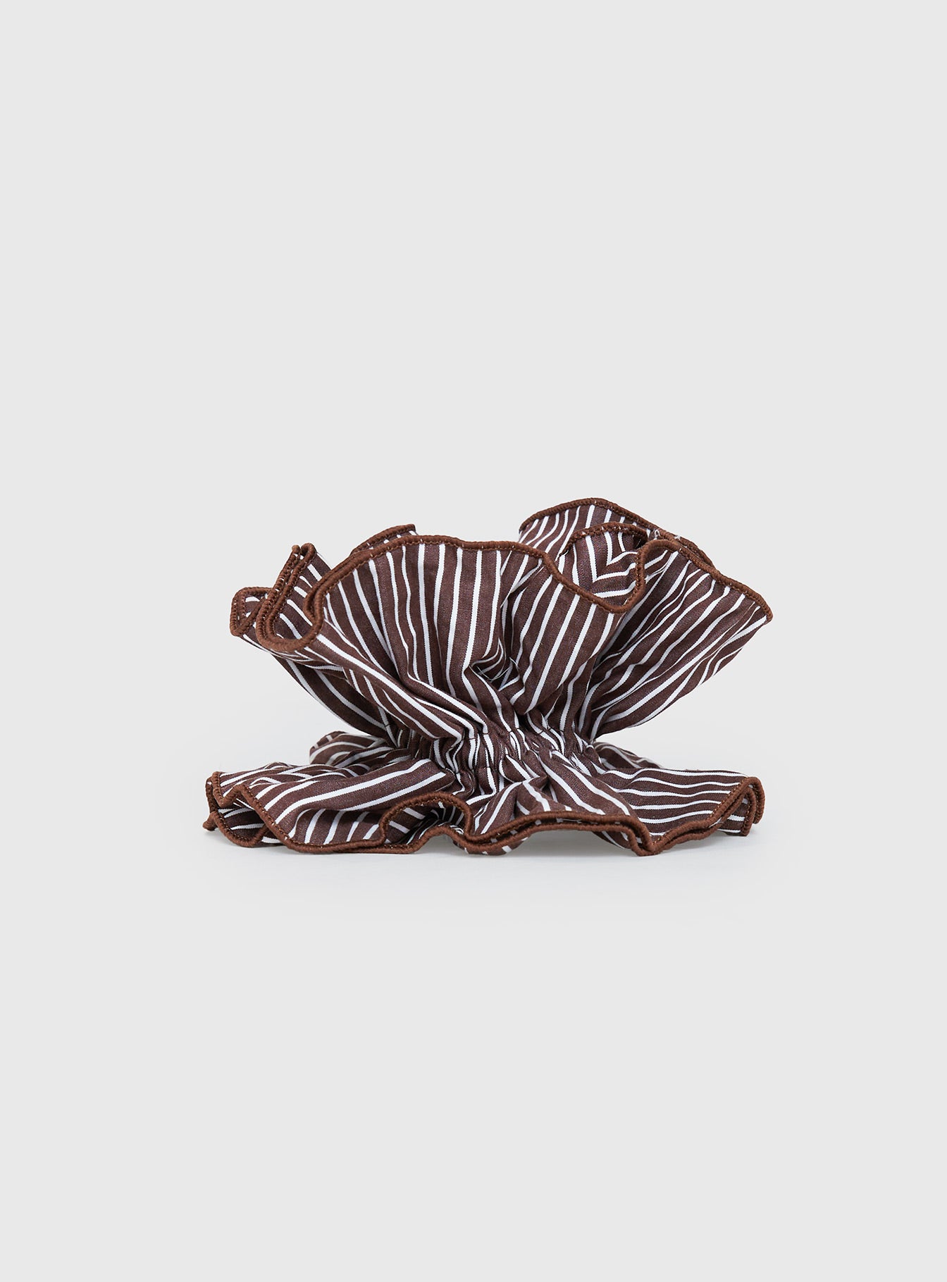 Way Back In Scrunchie Brown White - Image 4