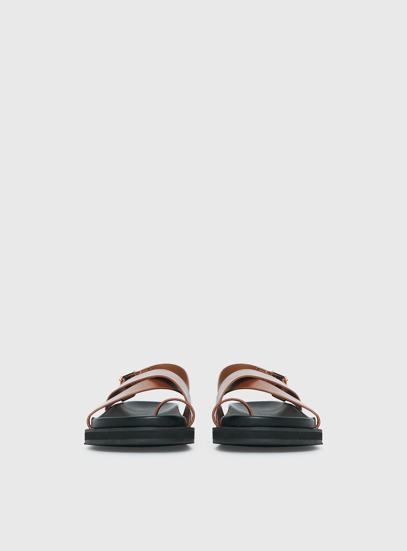 Billini Tennie Sandals Tan Black - Image 4