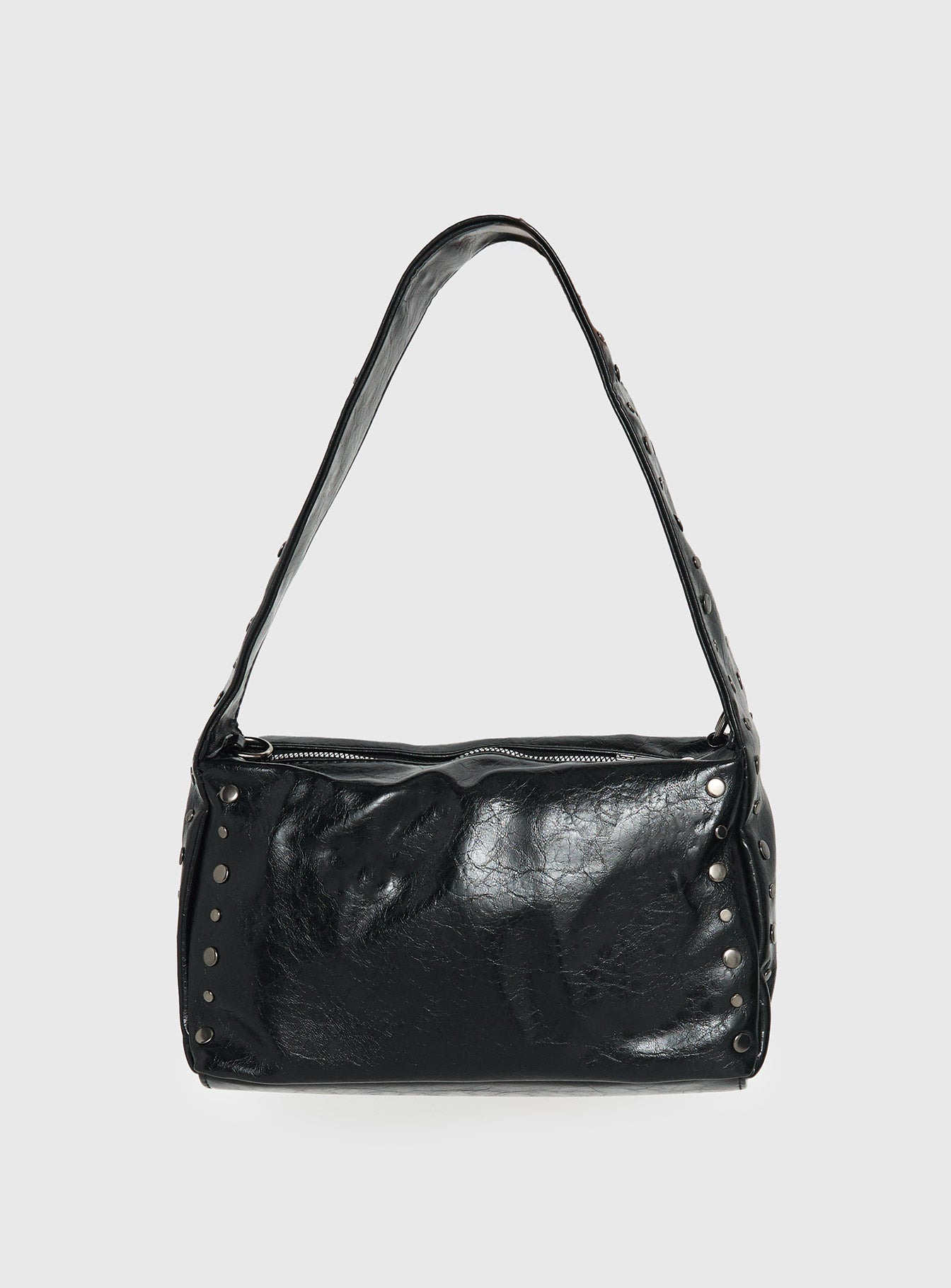 Kaiser Stud Detail Shoulder Bag Black - Image 4