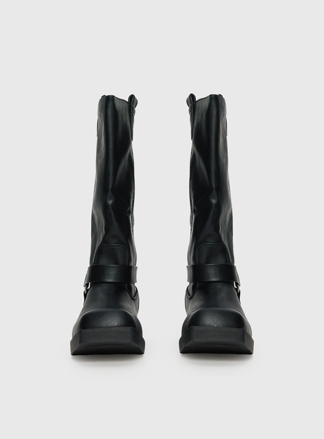 Wrecked Western Boots Black - Image 4