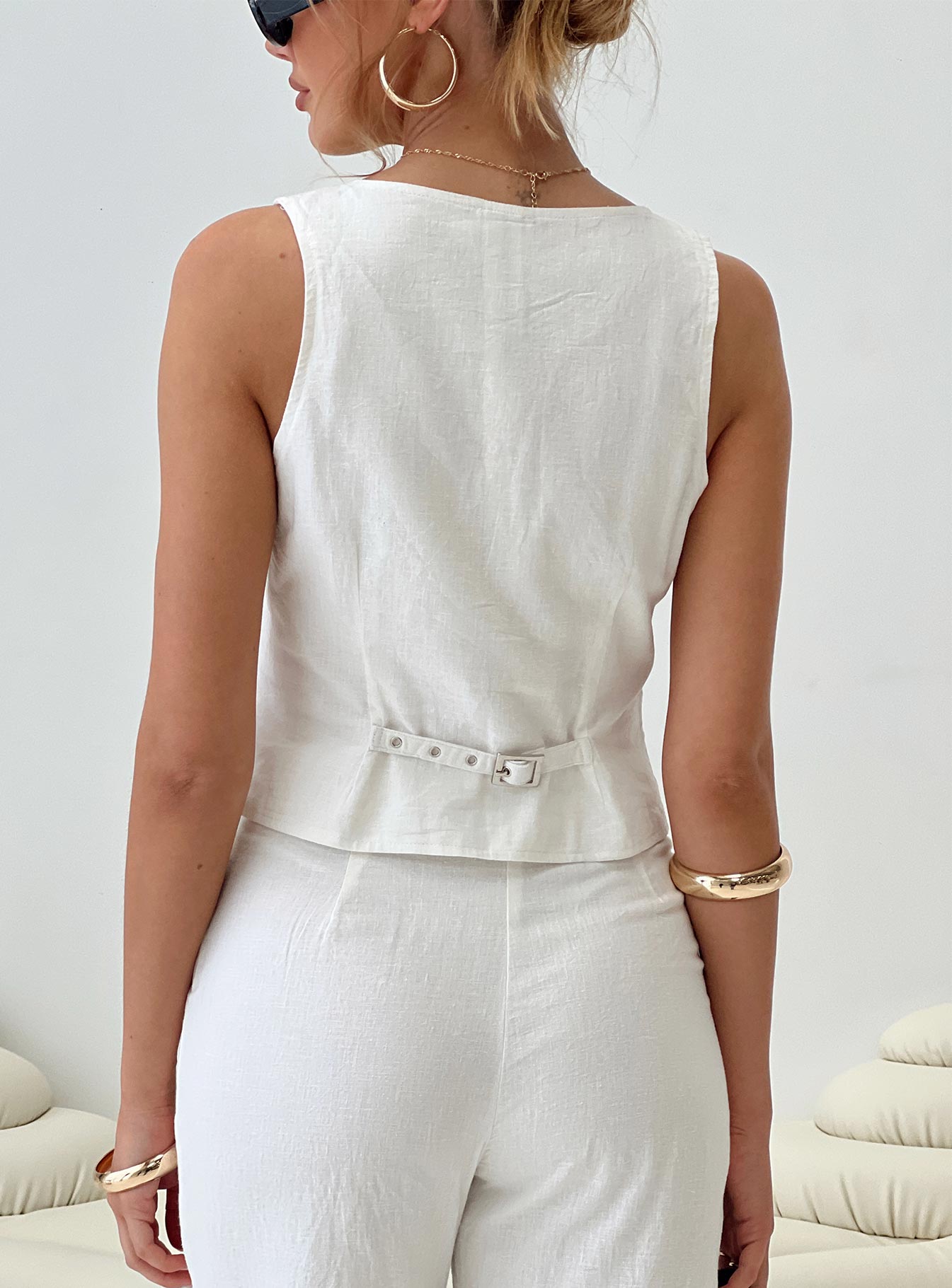 Sofi Vest Top Natural - Image 4