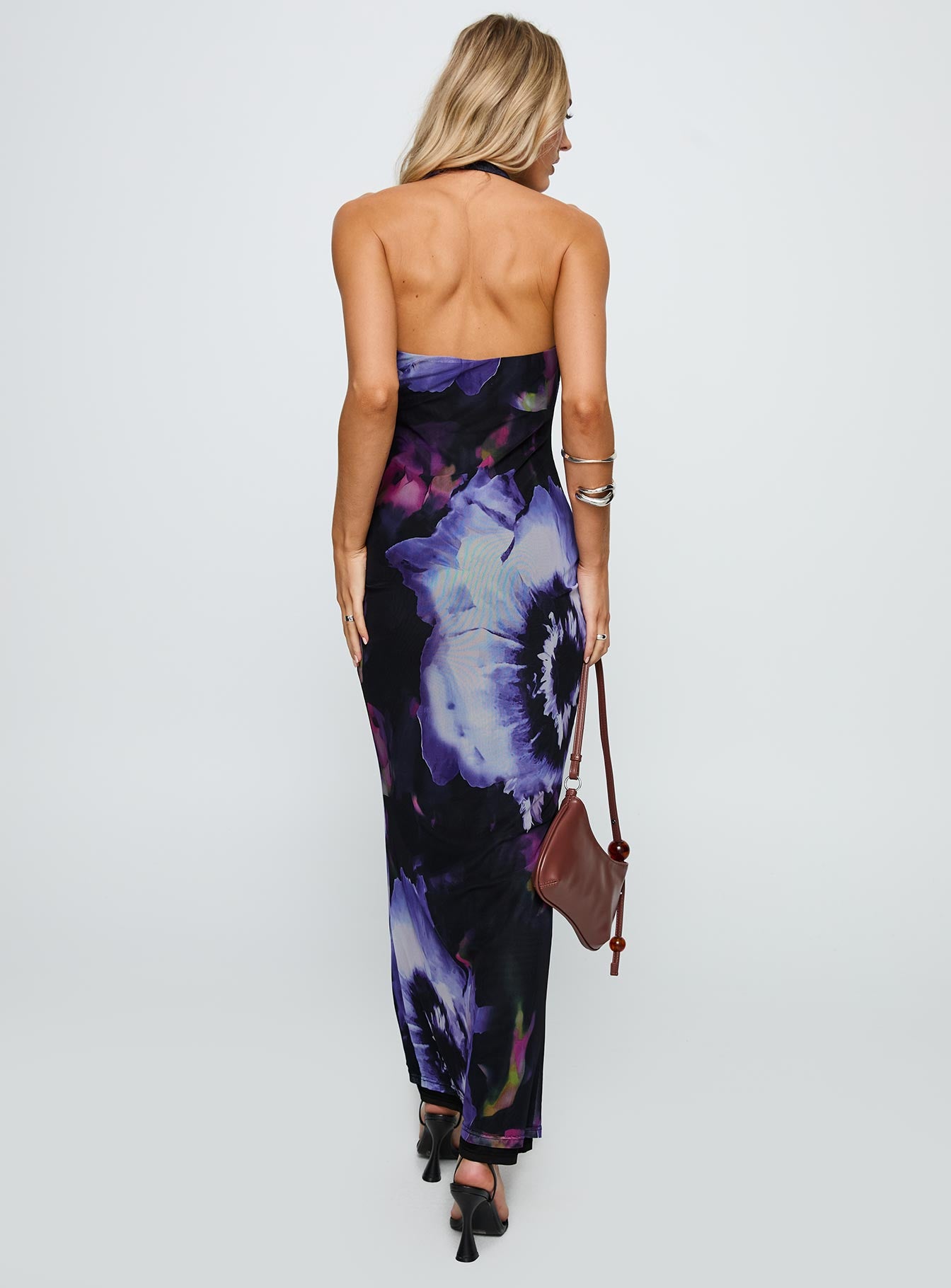Bittersuite Cowl Maxi Dress Black - Image 5