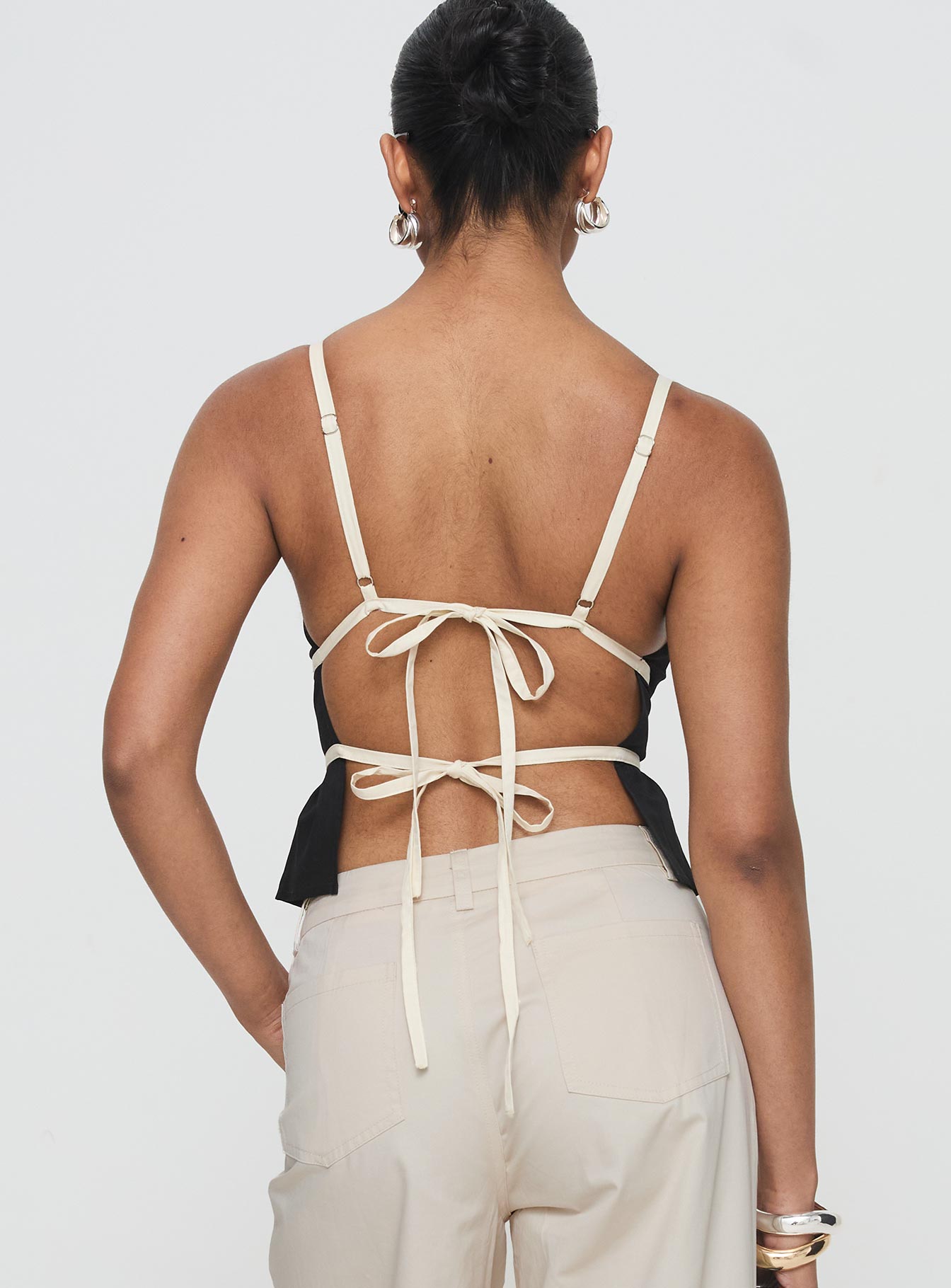 Daxon Top Black Cream - Image 5